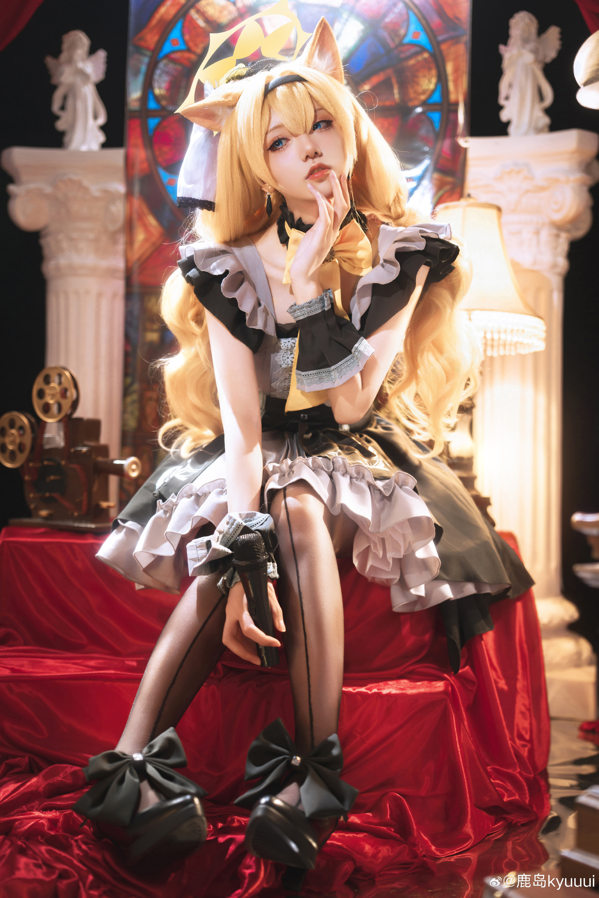 Cosplay｜本当は……憧れていたんです、アイドルに 碧蓝档案@鹿岛kyuuui