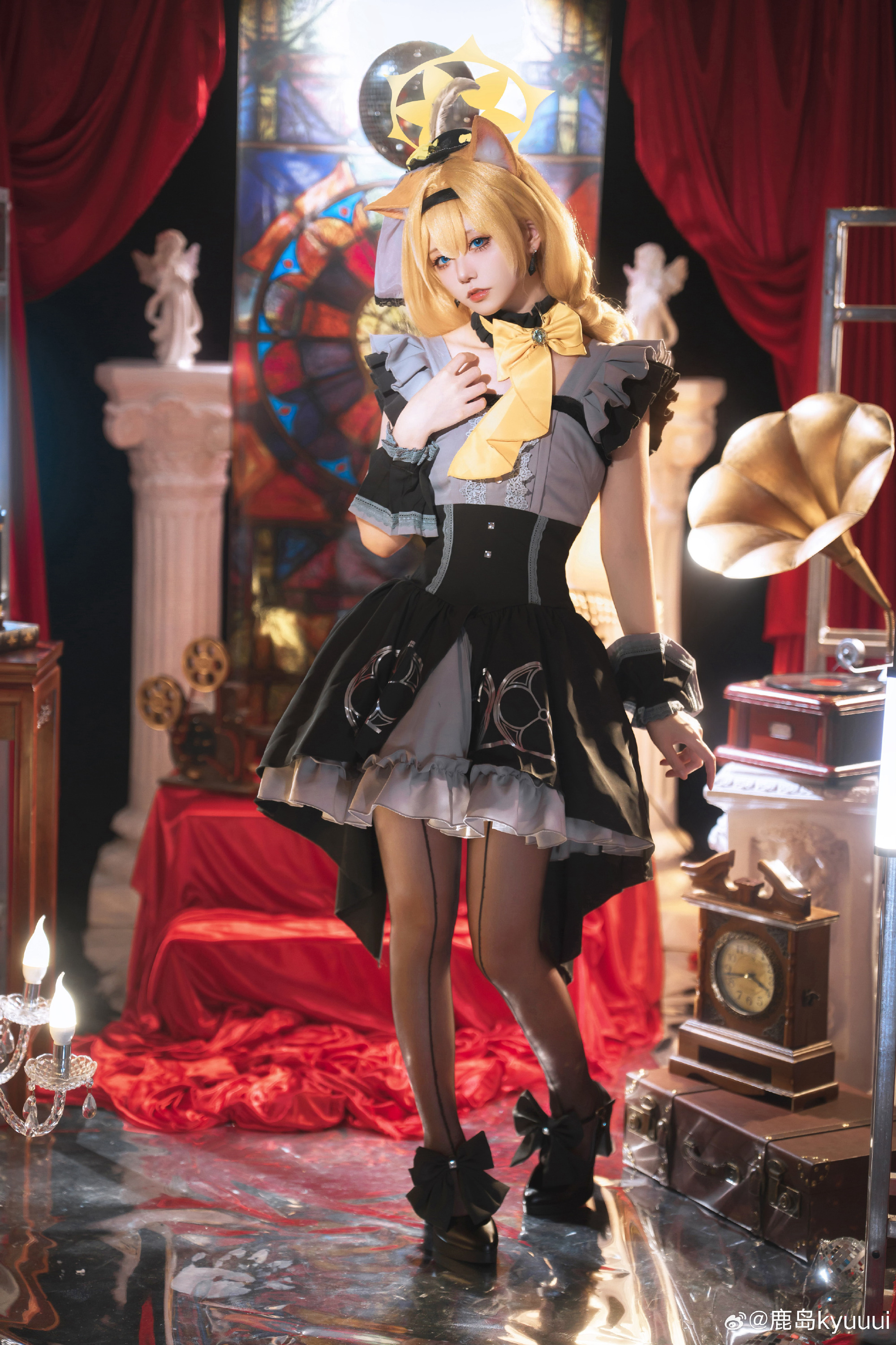 Cosplay｜本当は……憧れていたんです、アイドルに 碧蓝档案@鹿岛kyuuui