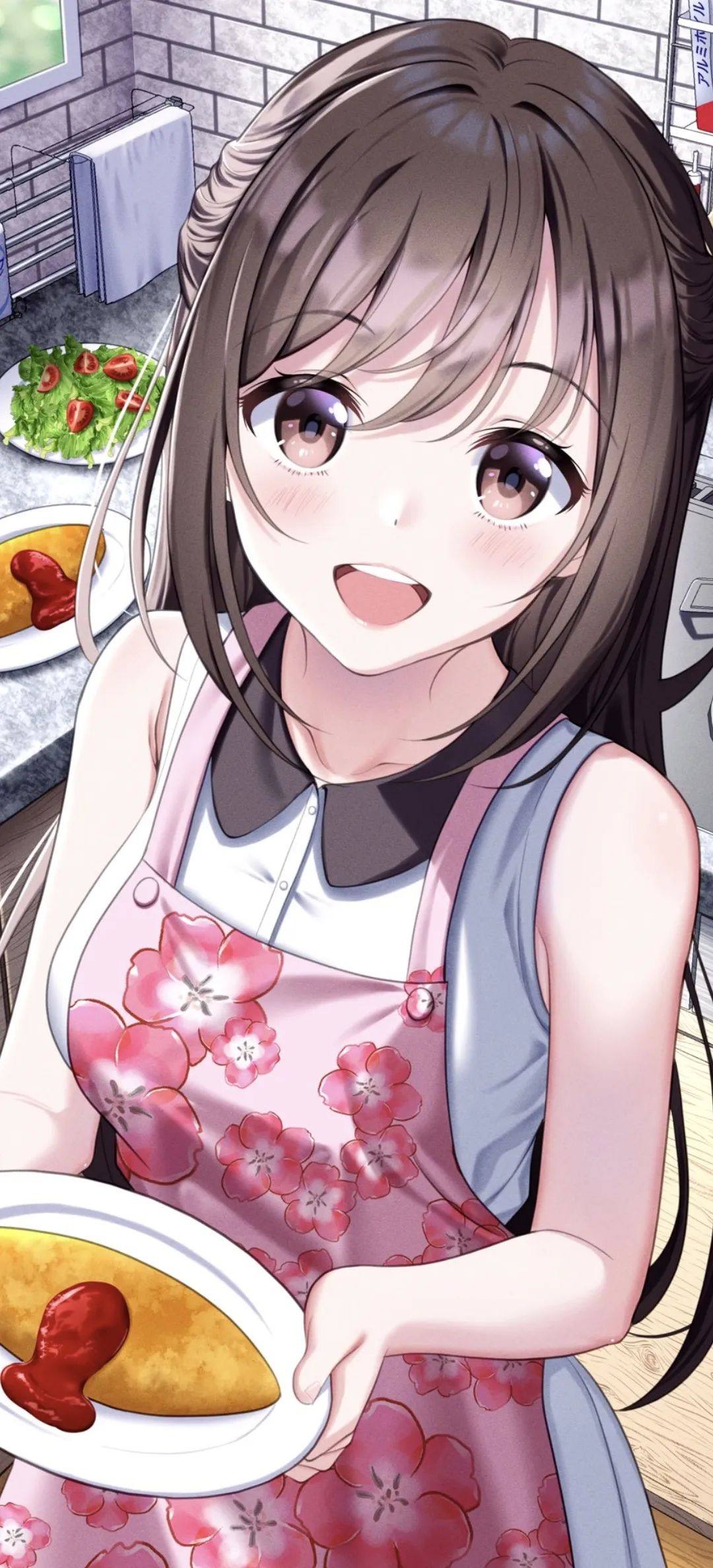 动漫壁纸 | 一瓣春色跌落，惊醒了沉睡的溪