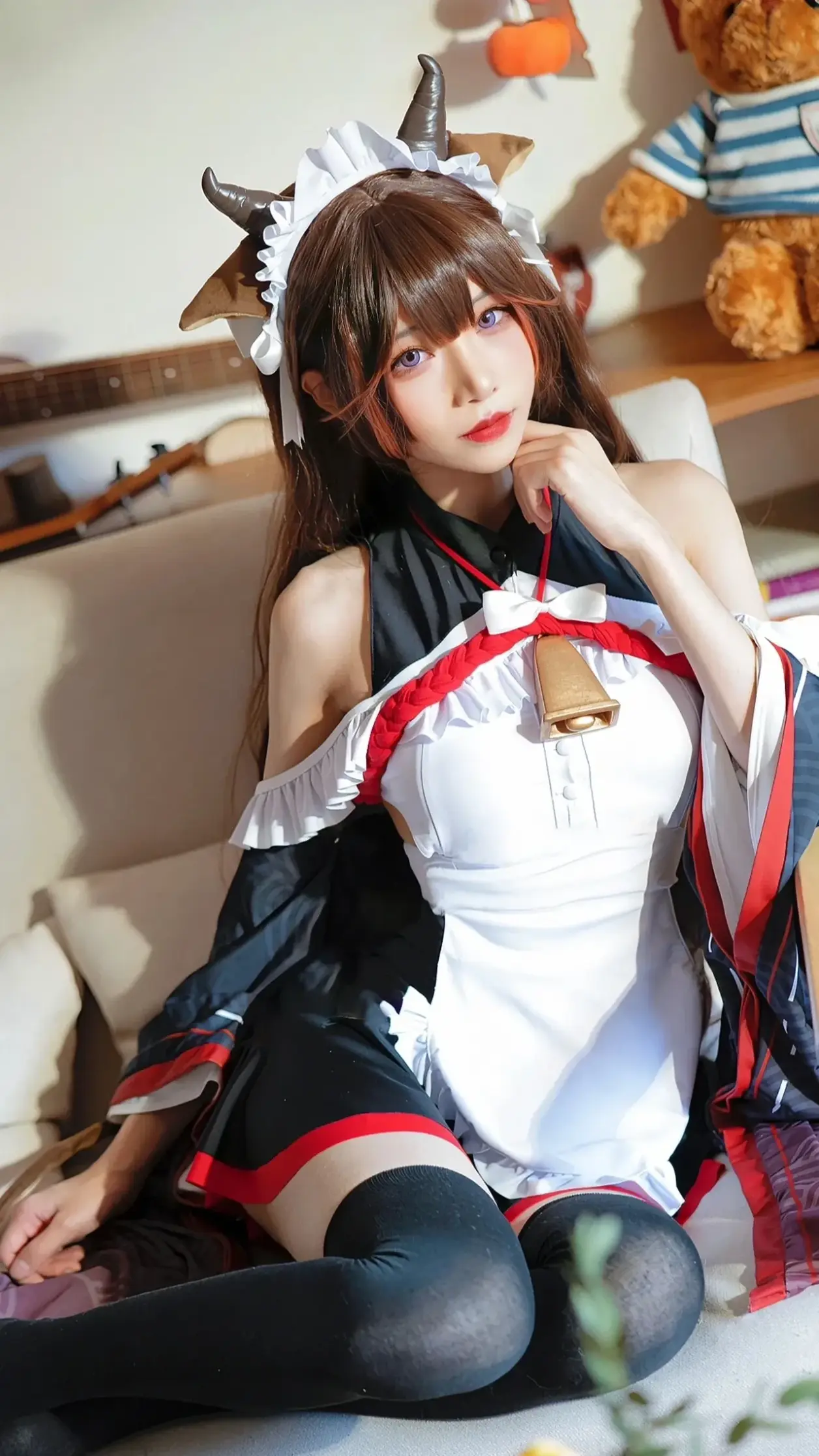 你的黑丝可爱牛牛女仆已送达~