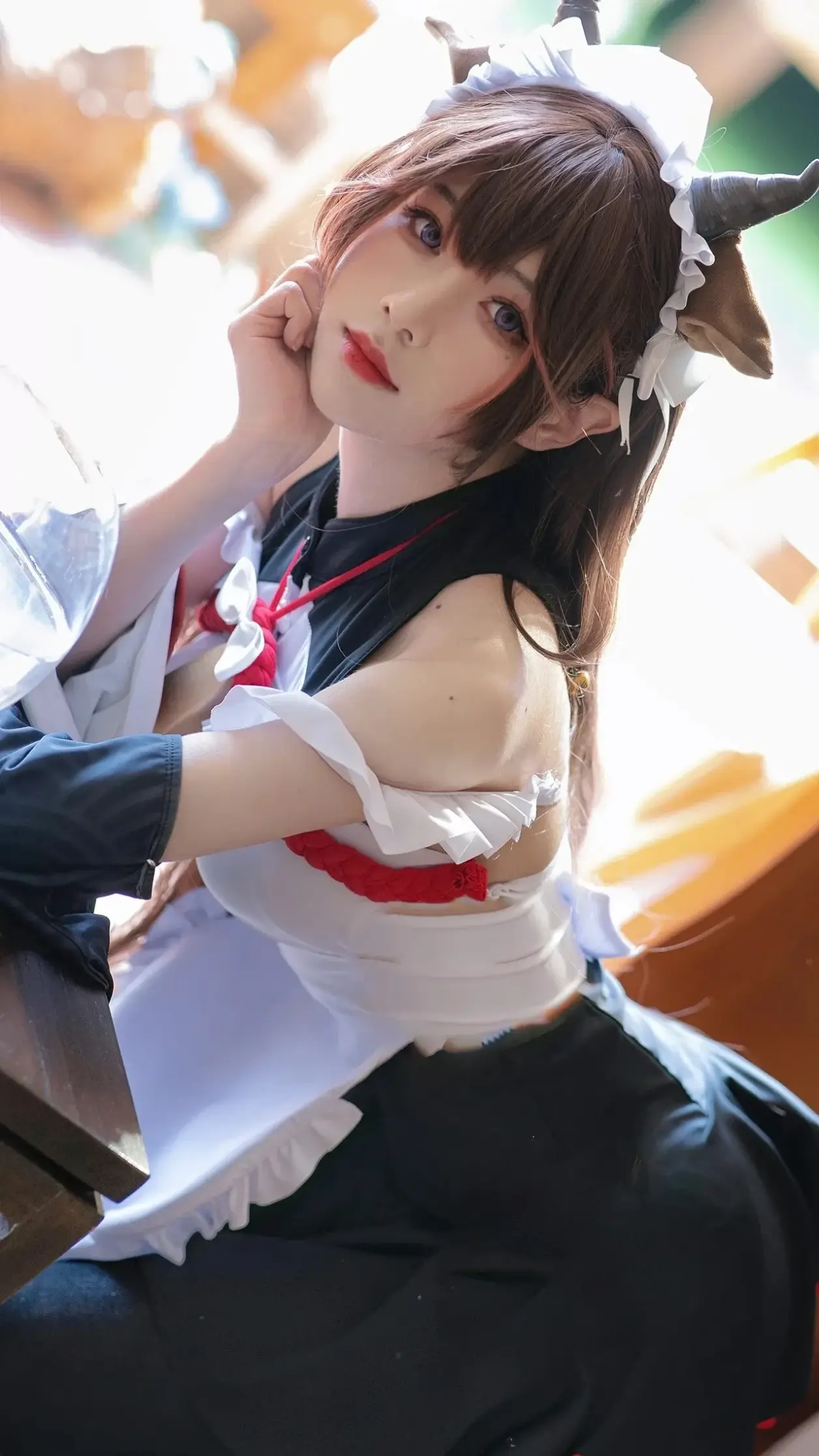 你的黑丝可爱牛牛女仆已送达~