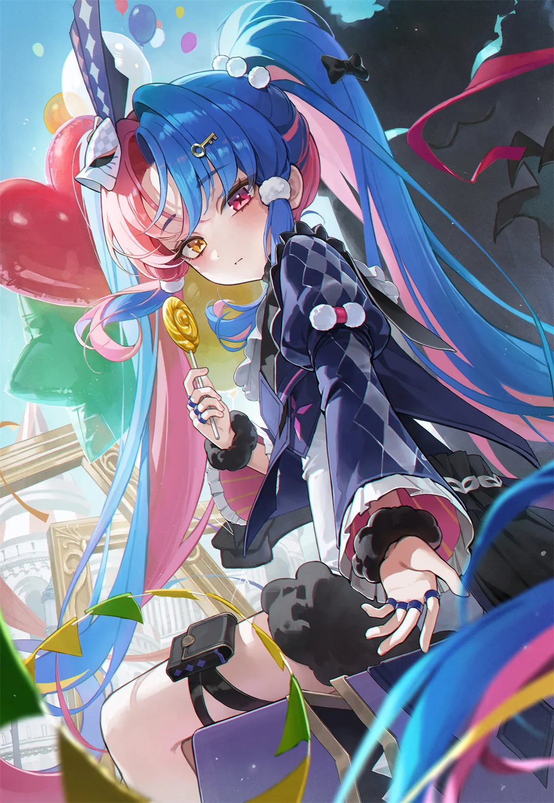 动漫壁纸 | 子向玫瑰献忱 落日与夕阳亲抚迟暮