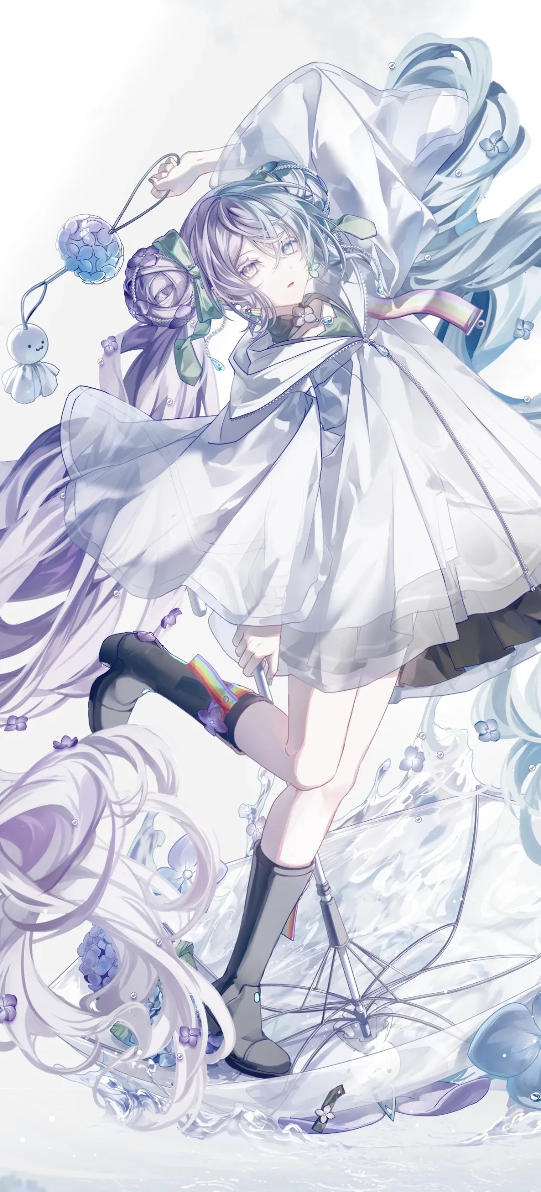 动漫壁纸 | 春雨如诗，细细编织，将世界染成温柔的色调