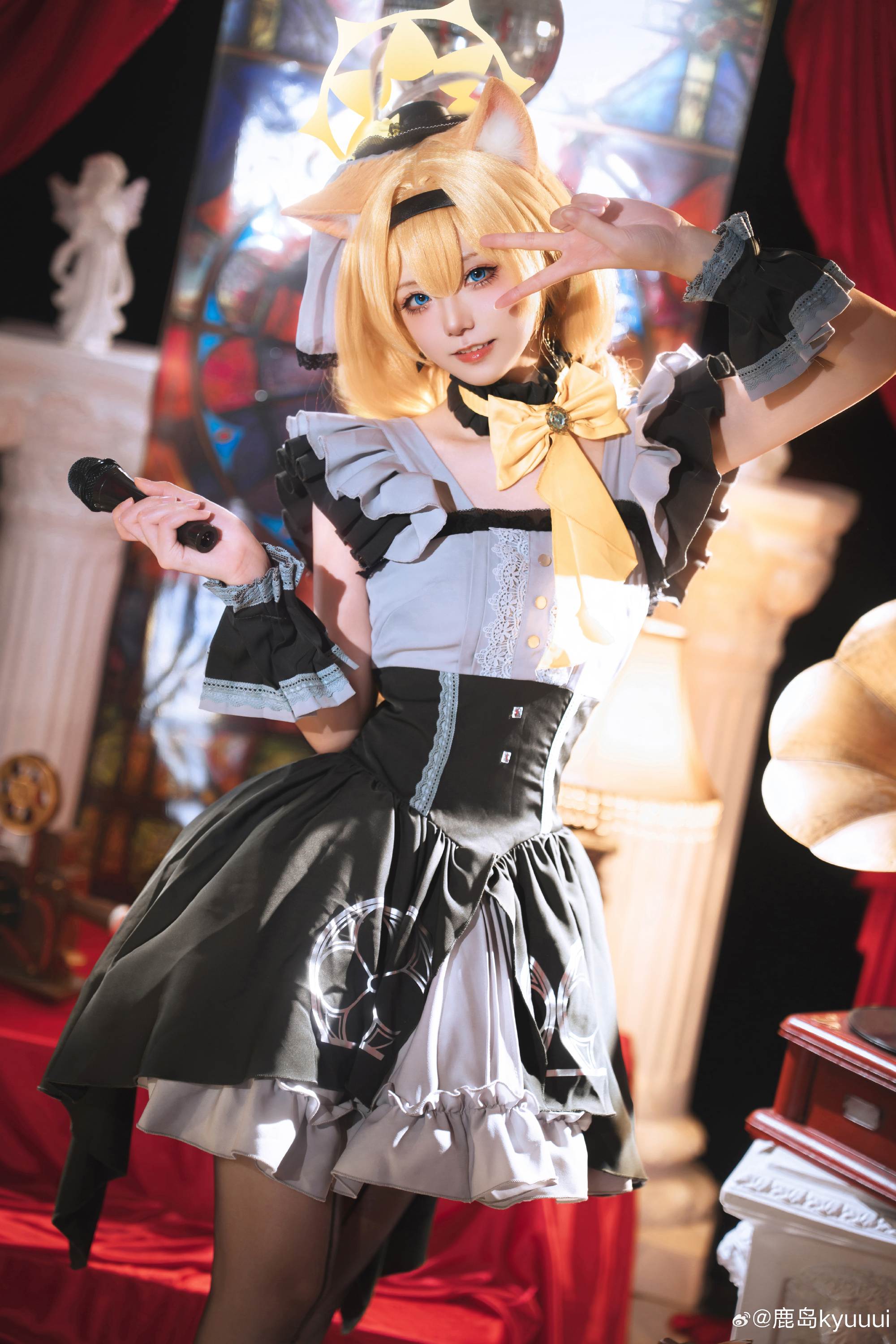 Cosplay｜本当は……憧れていたんです、アイドルに 碧蓝档案@鹿岛kyuuui