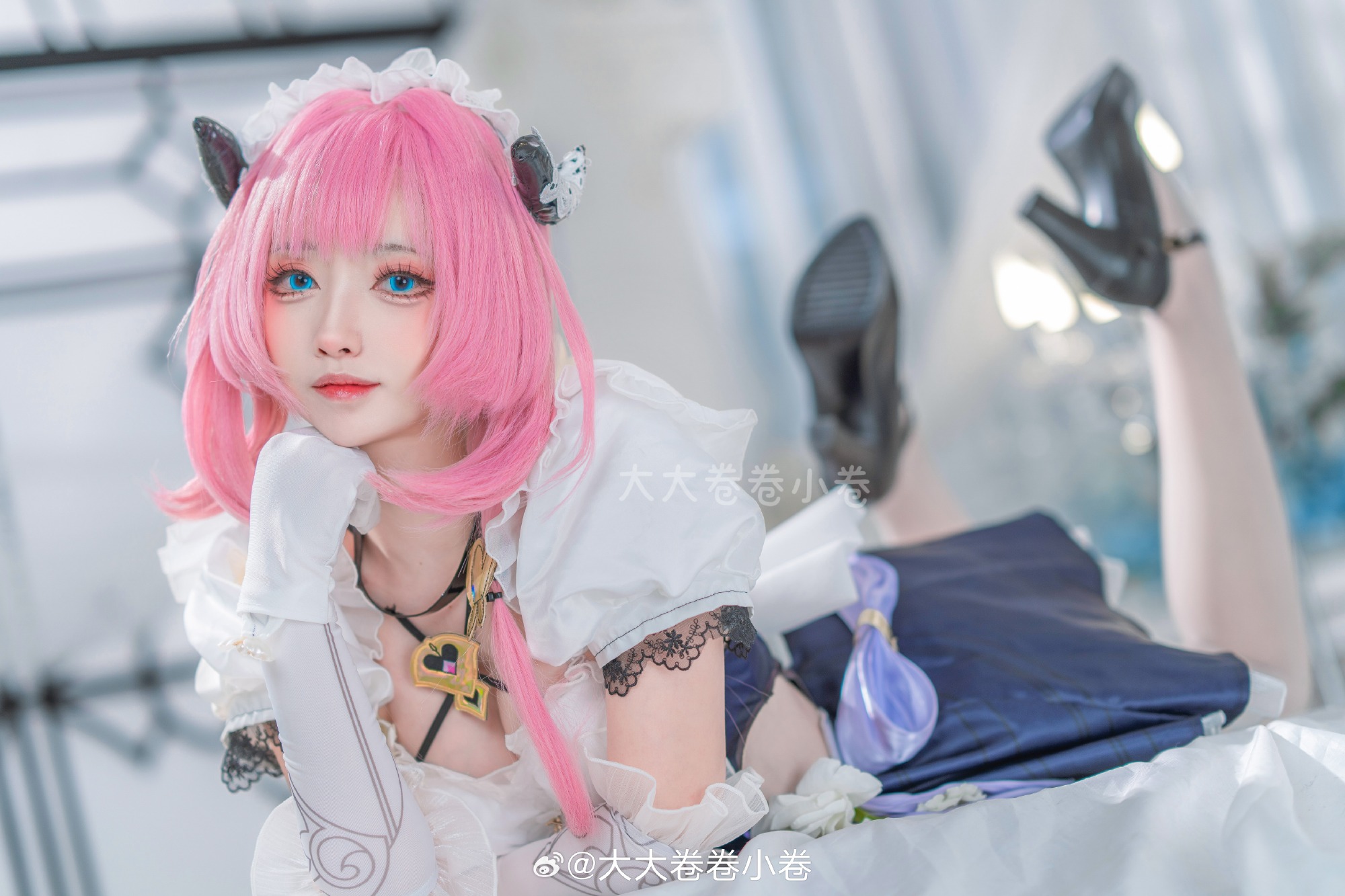 Cosplay | 嗨想我了嘛！宇宙第一美少女爱莉希雅来了哦❤️～