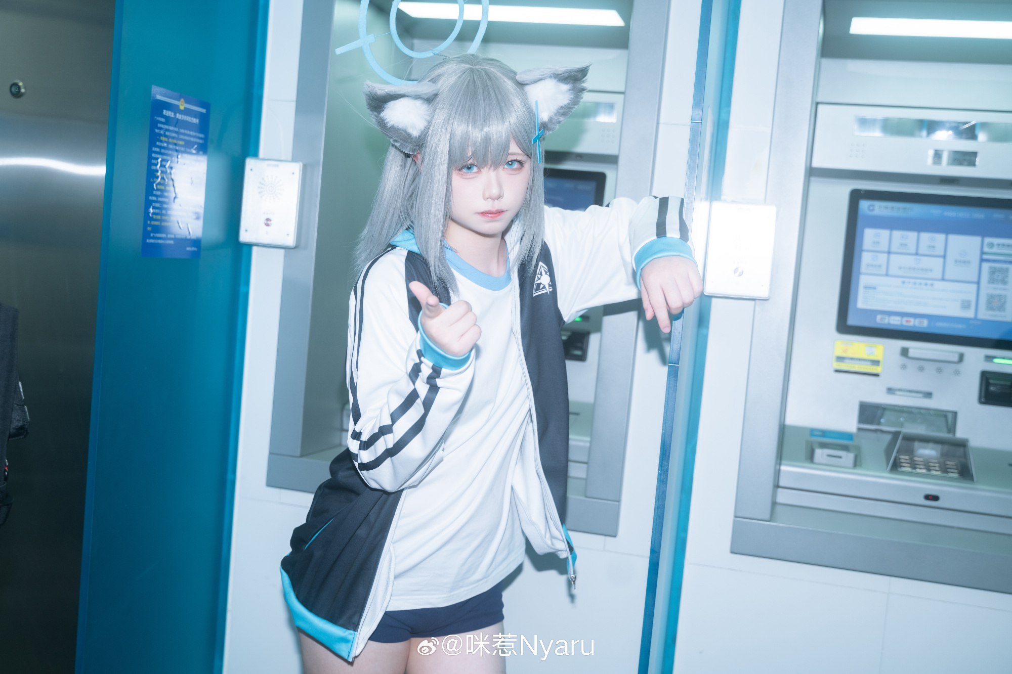 Cosplay｜蔚蓝档案 砂狼白子@咪惹Nyaru