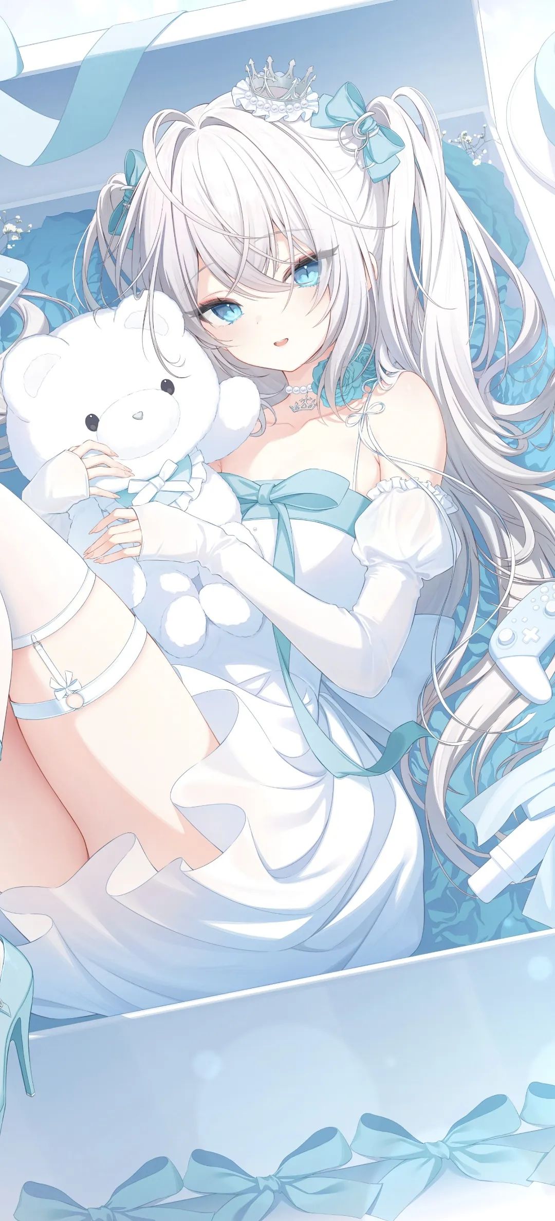 动漫壁纸 | 阳光把树叶晒成半透明的翡翠，蝉鸣在枝头沸腾