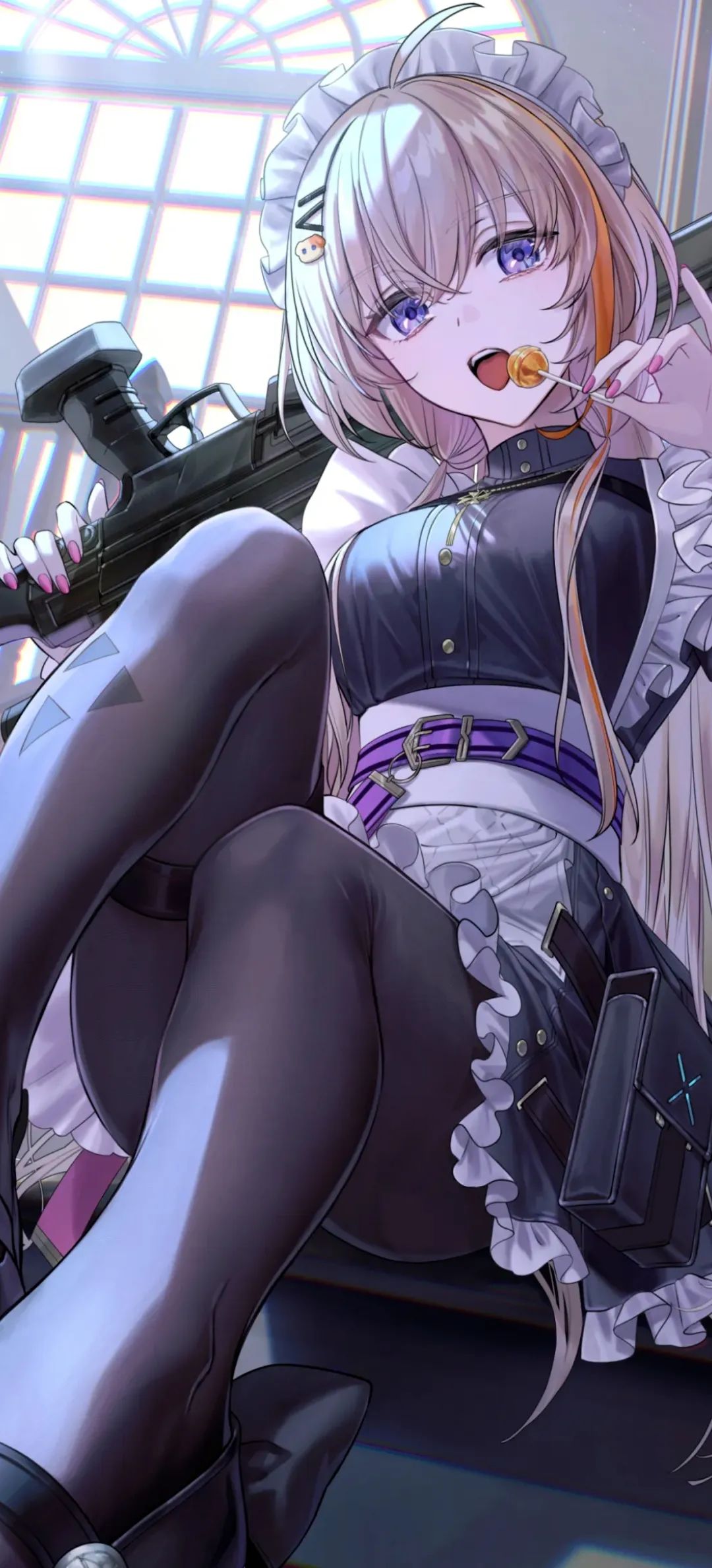 动漫壁纸 | 坐在廊下听雨，时间慢得如同凝固