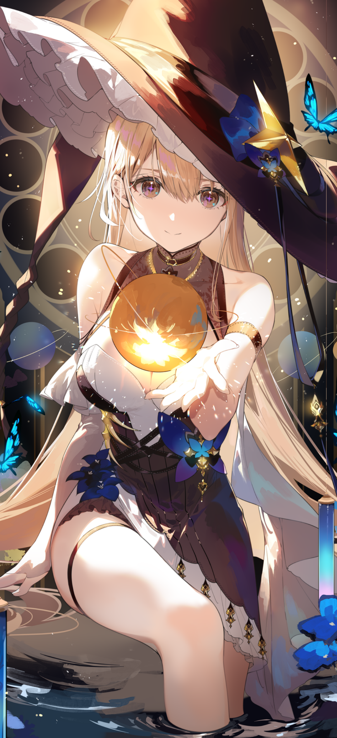 动漫壁纸 | 阳光把树叶晒成半透明的翡翠，蝉鸣在枝头沸腾