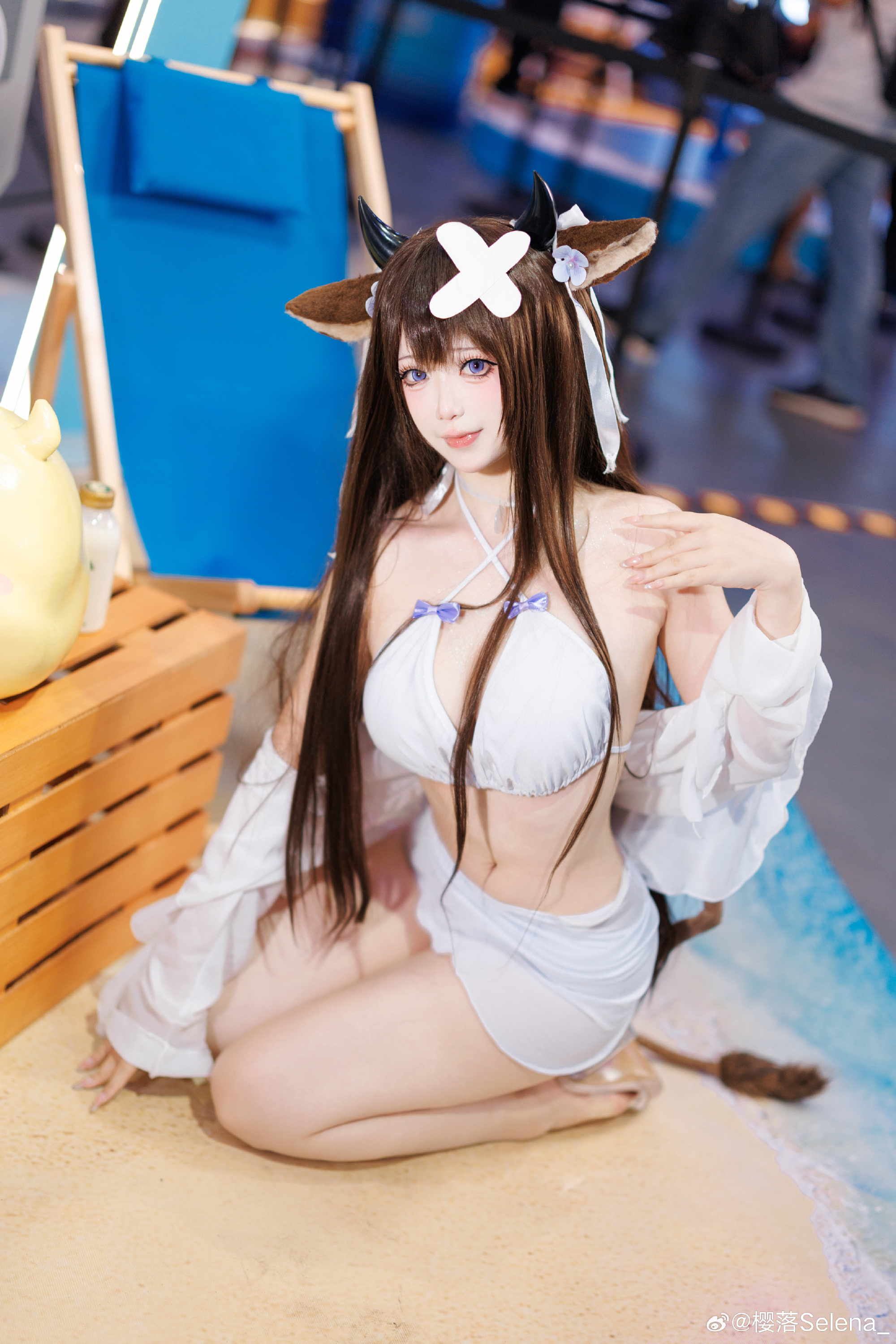 Cosplay｜指挥官，欢迎回港~！ ​​​ 碧蓝航线 樫野@樱落Selena_