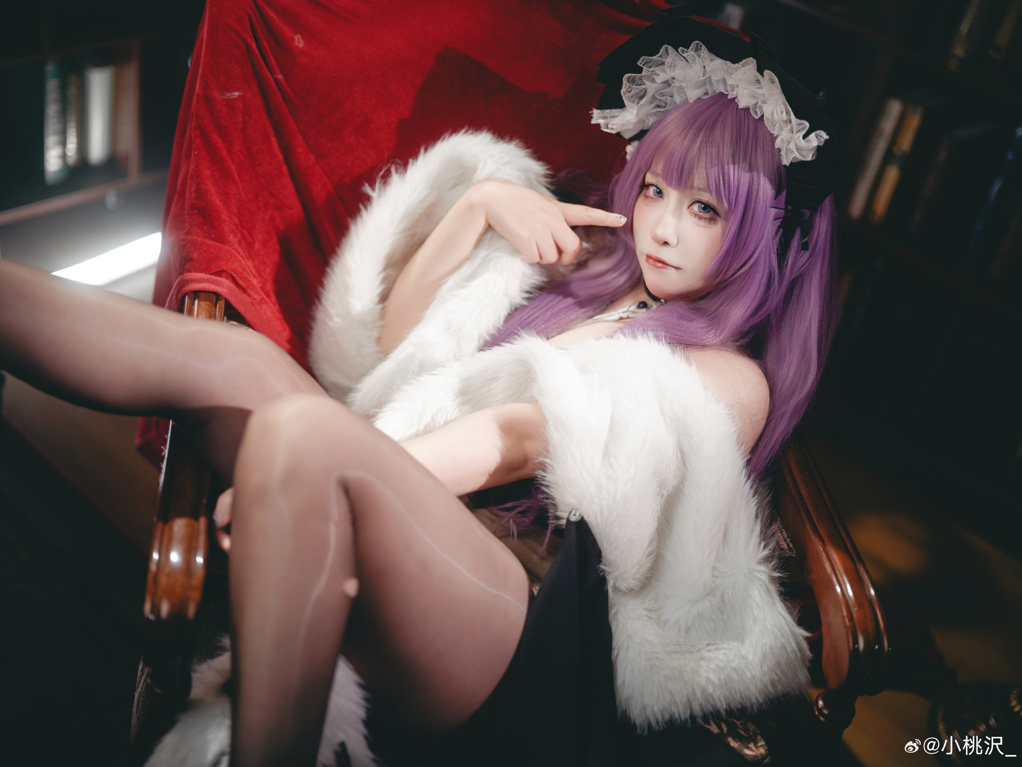 Cosplay｜塔什干·独属于你的邀约💜 碧蓝航线@小桃沢
