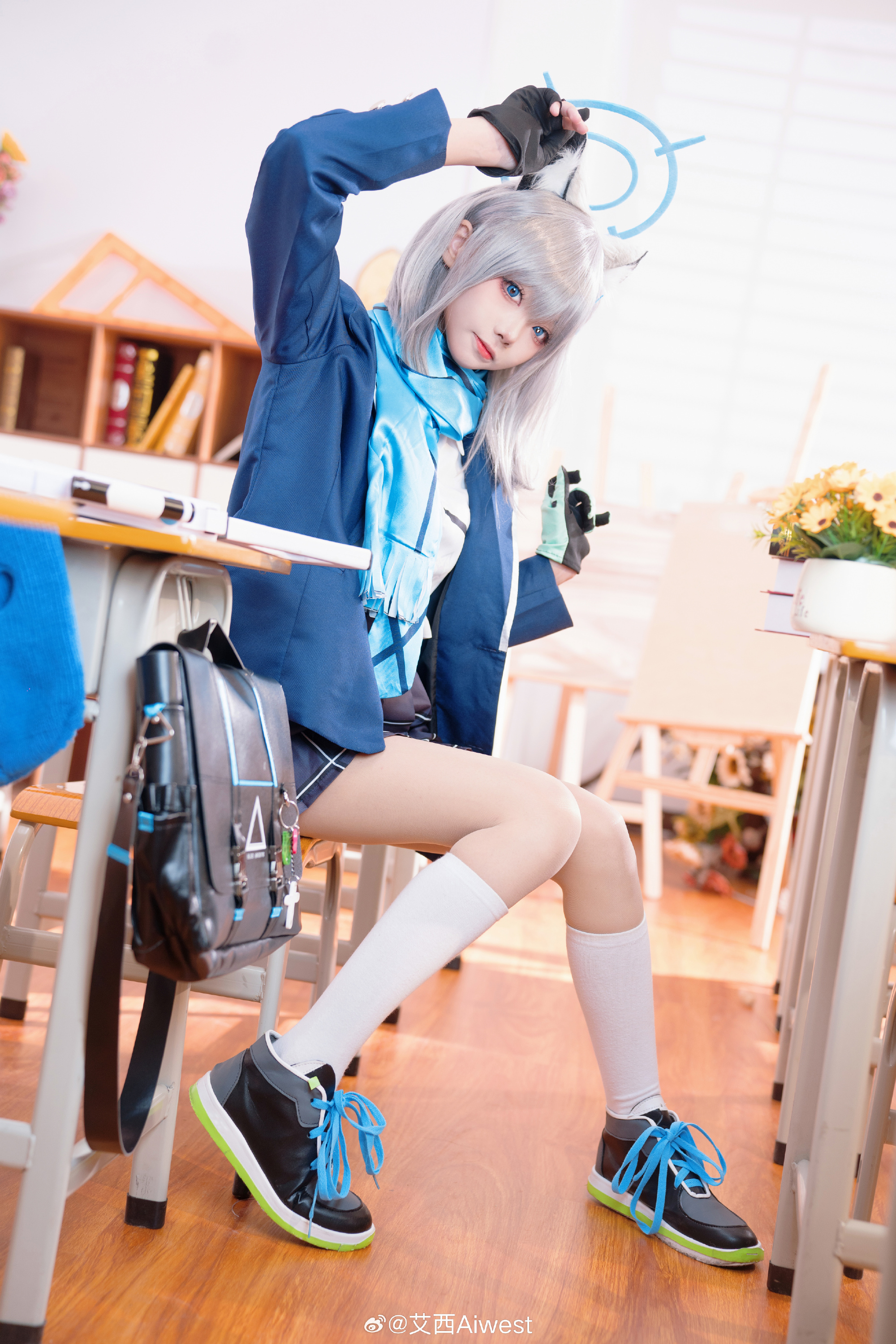 Cosplay｜蔚蓝档案 砂狼白子@艾西Aiwest