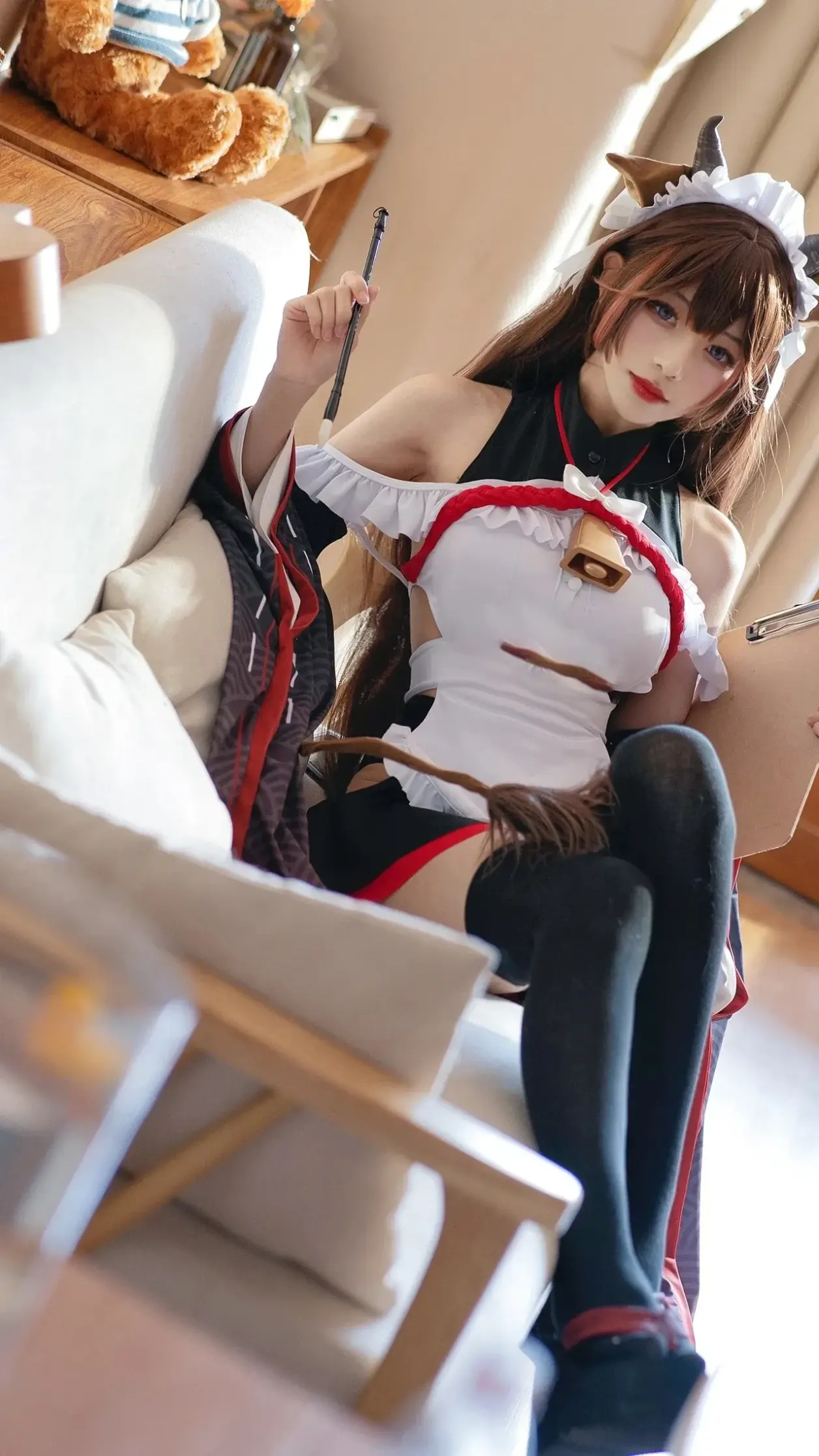 你的黑丝可爱牛牛女仆已送达~