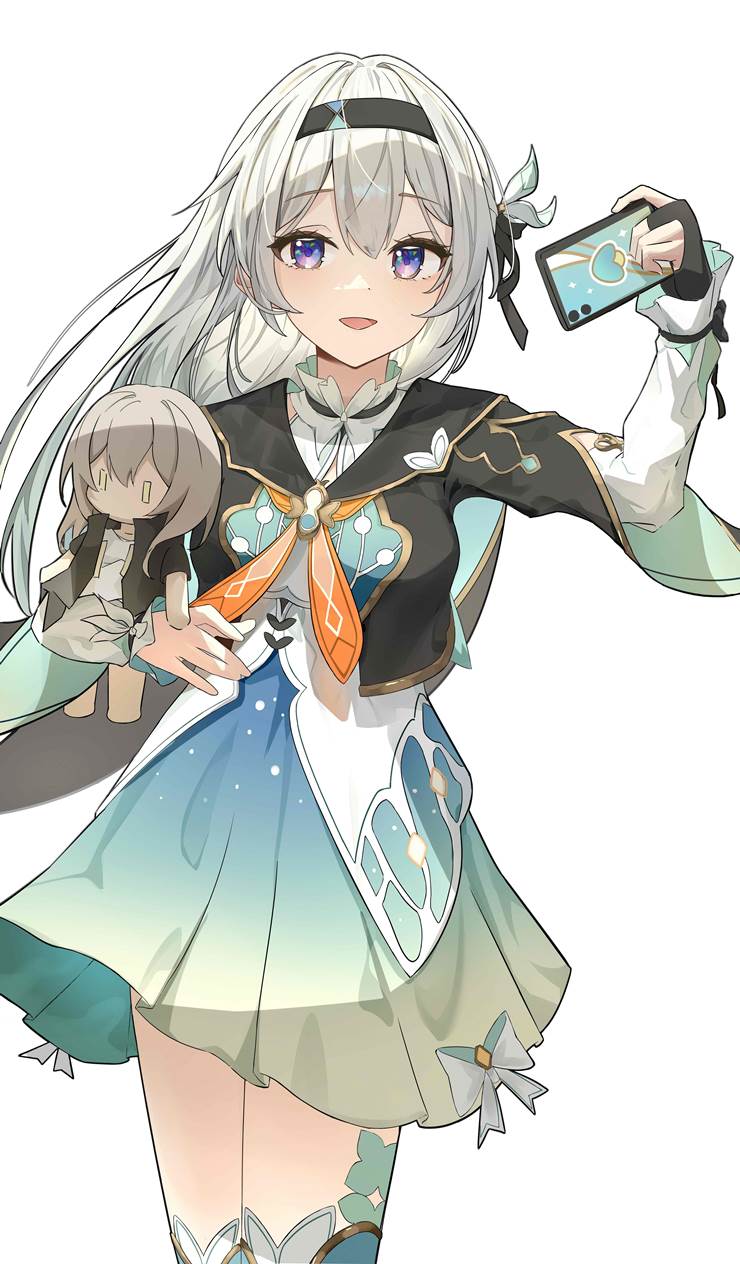 它迎着朝阳绽放《崩坏：星穹铁道》流萤插画壁纸图片