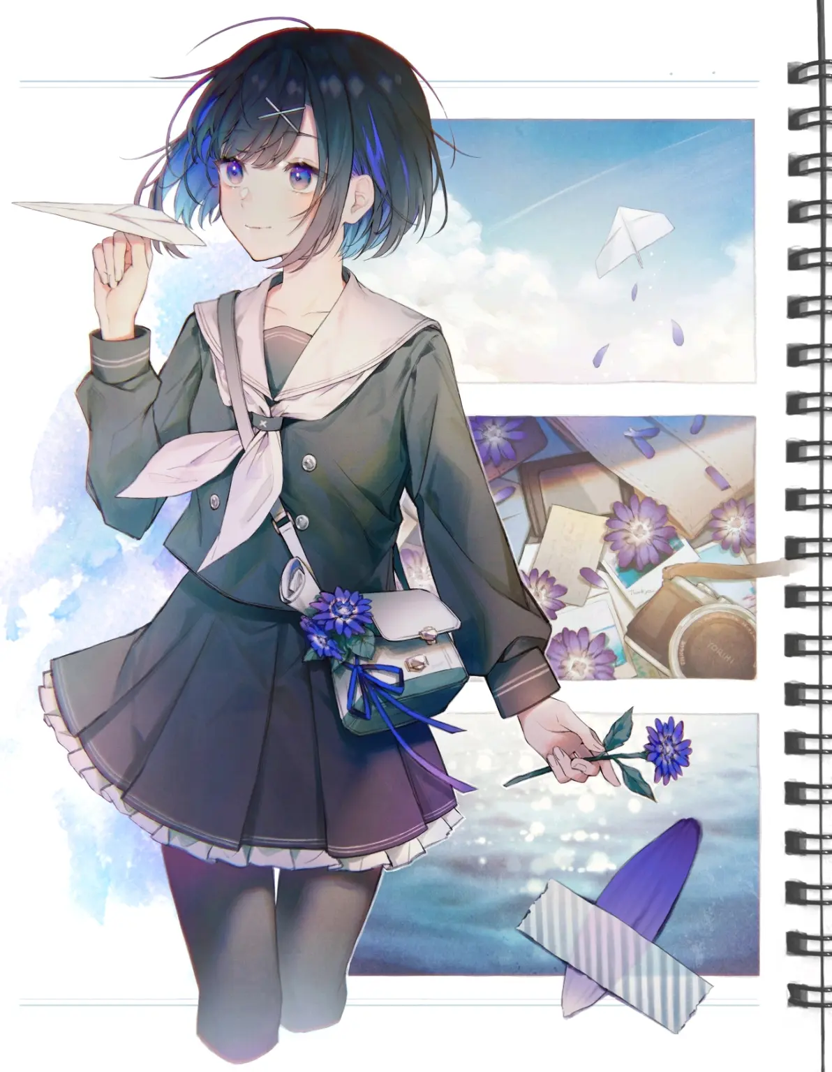 随风飞舞/纸飞机插画特辑