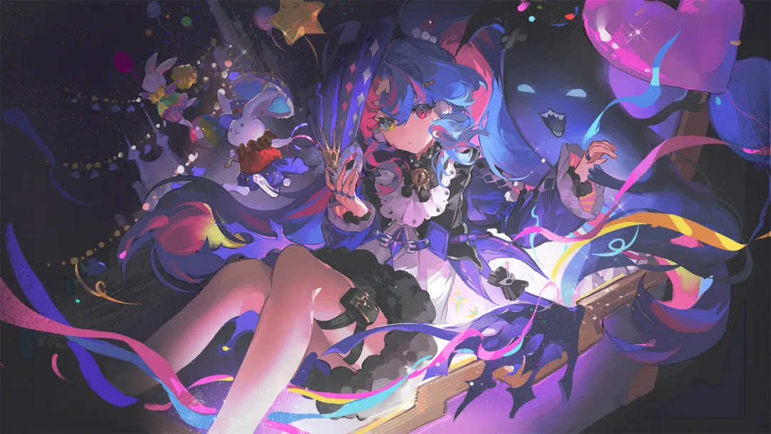 动漫壁纸 | 子向玫瑰献忱 落日与夕阳亲抚迟暮