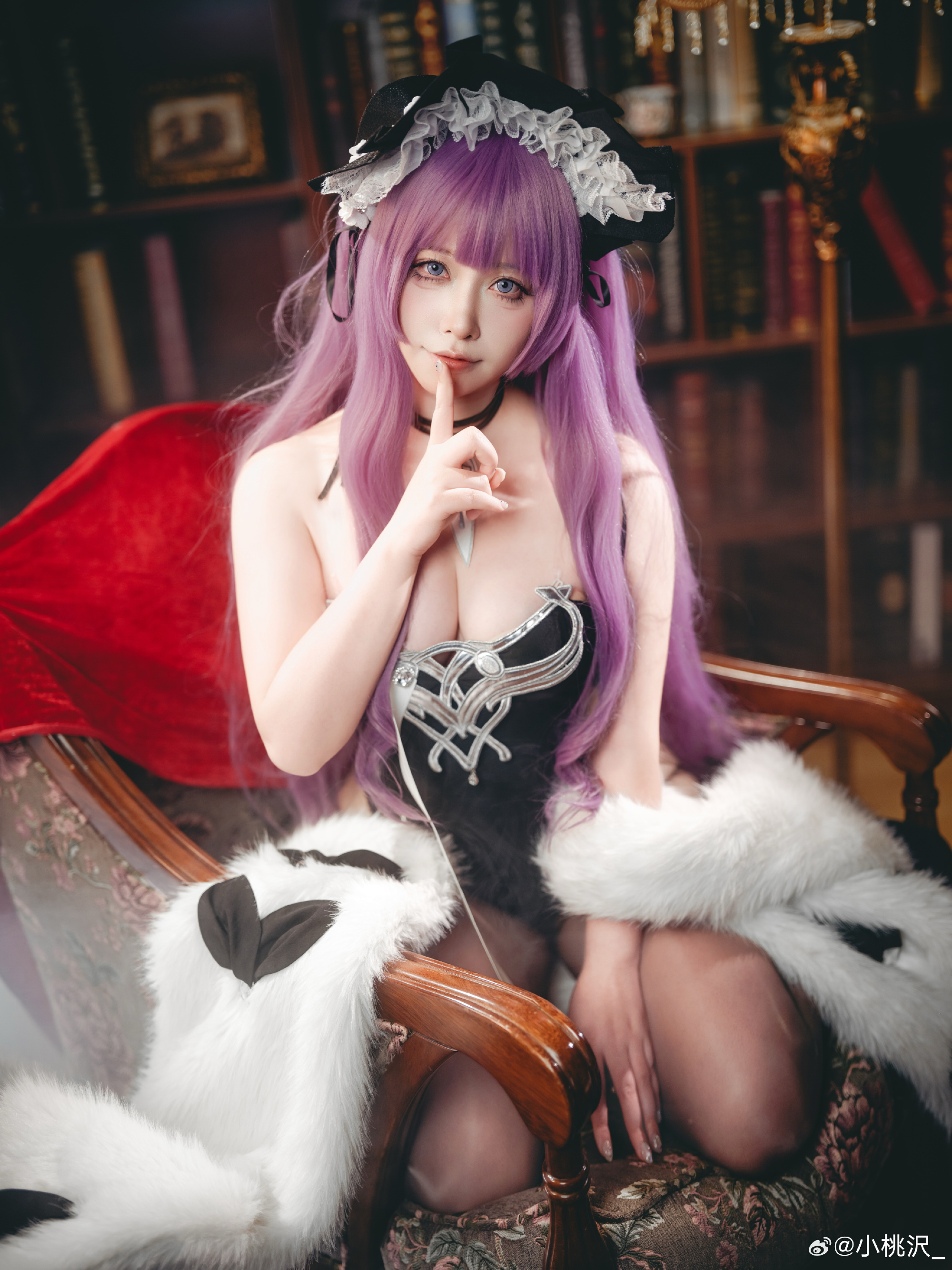 Cosplay｜塔什干·独属于你的邀约💜 碧蓝航线@小桃沢