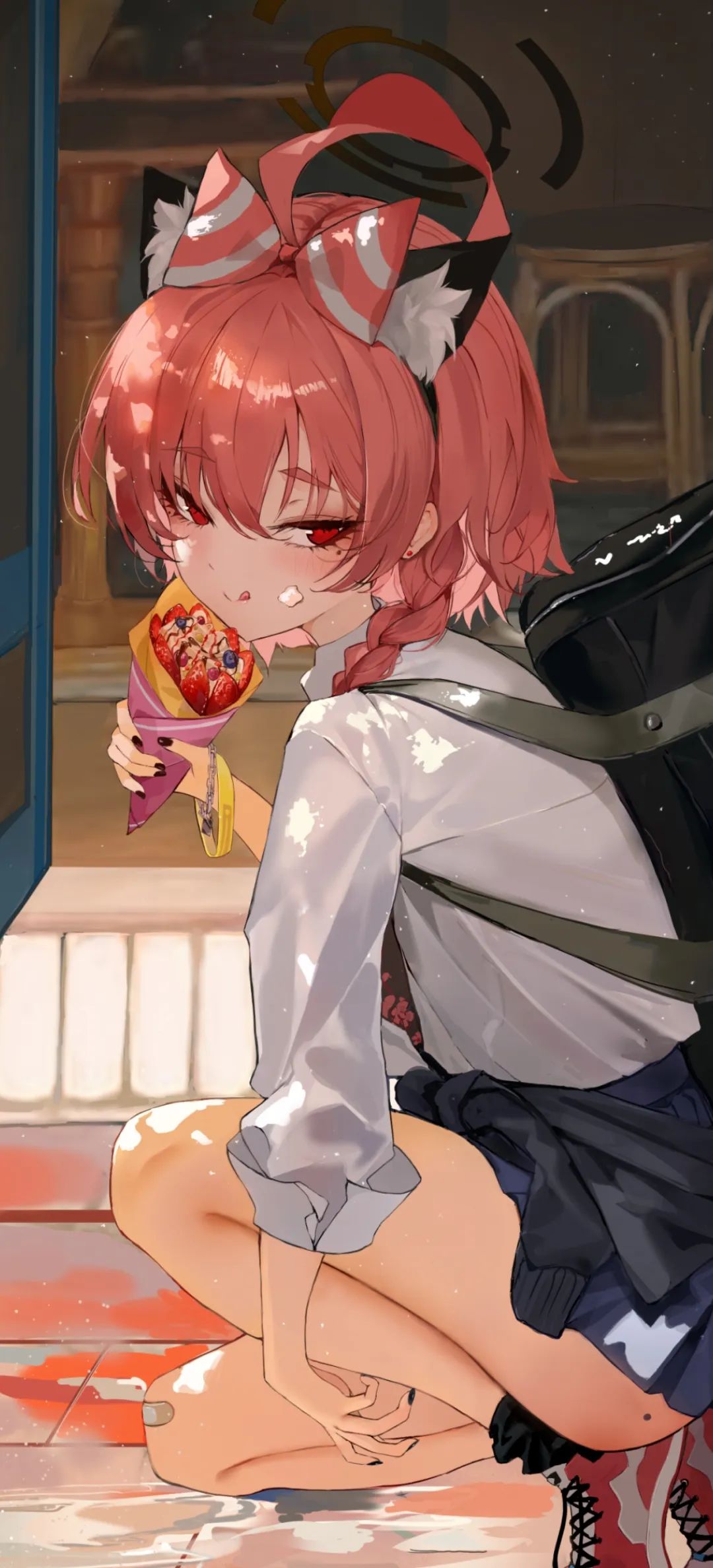 动漫壁纸 | 暴雨洗过的天空，蓝得像刚剥开的薄荷糖