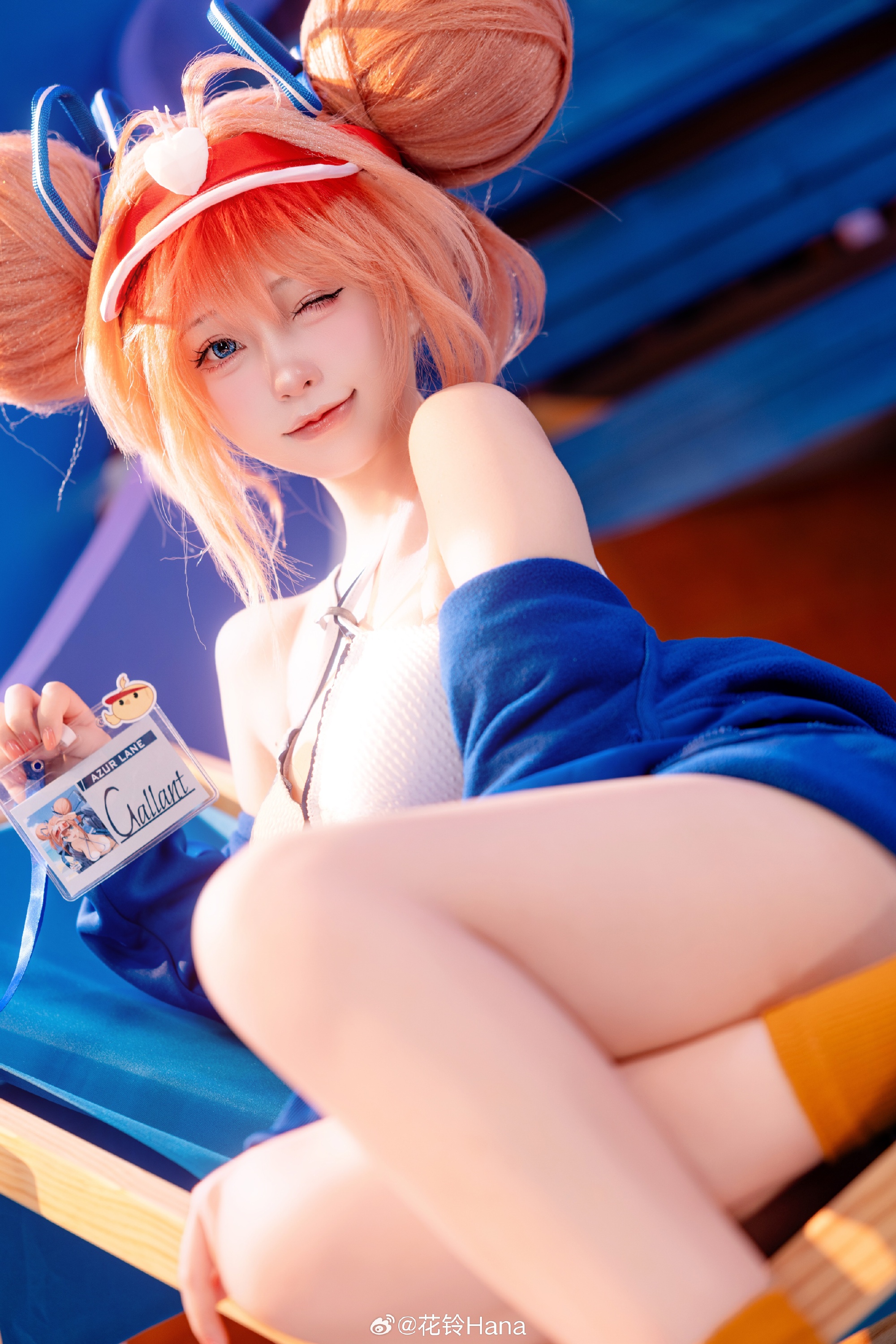 Cosplay｜指挥官，能看到我吗？ 碧蓝航线 勇气@花铃Hana