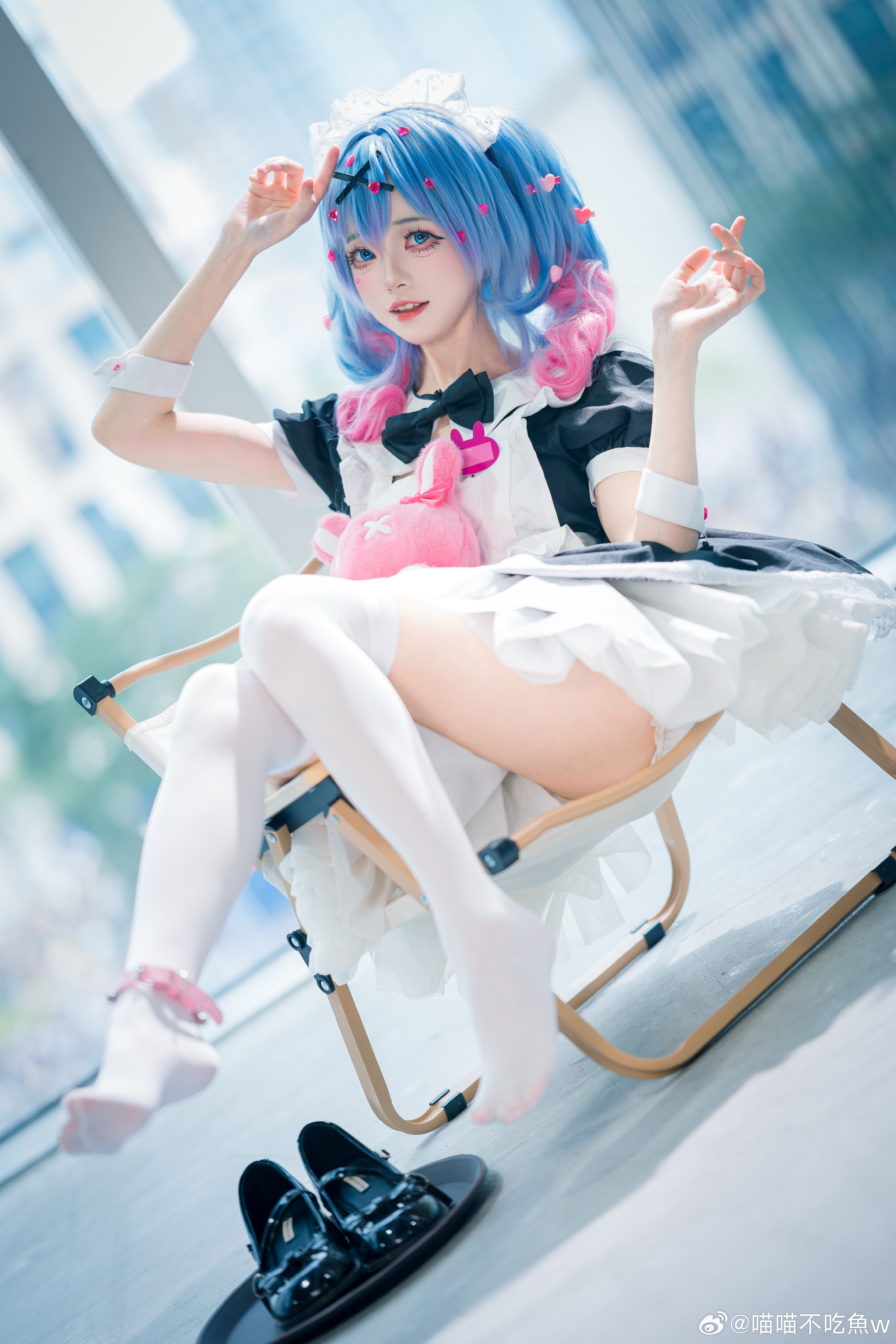 Cosplay｜让我们坠入，兔子洞女仆 Miku@喵喵不吃魚w