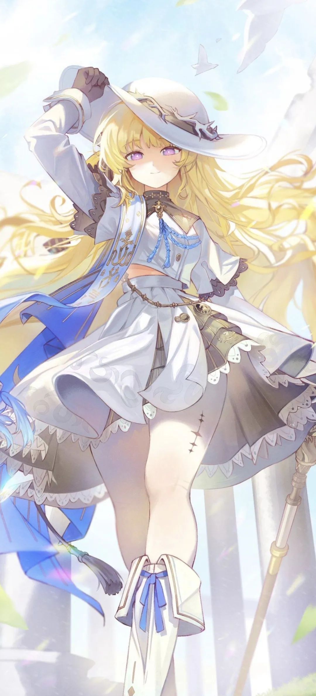 动漫壁纸 | 花影摇曳，心事如烟，思念在风中飘散