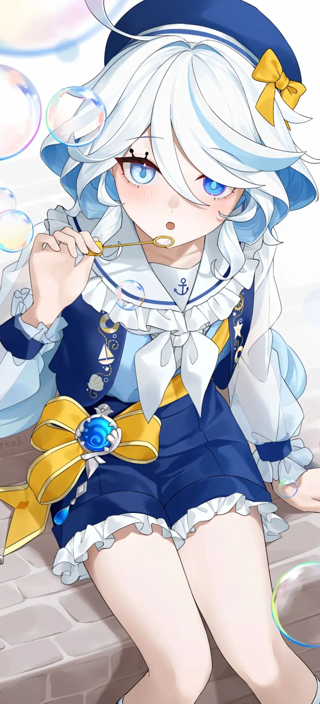 动漫壁纸 | 暮色漫过阳台时，影子与晾衣绳上的衬衫，跳起笨拙的圆舞曲