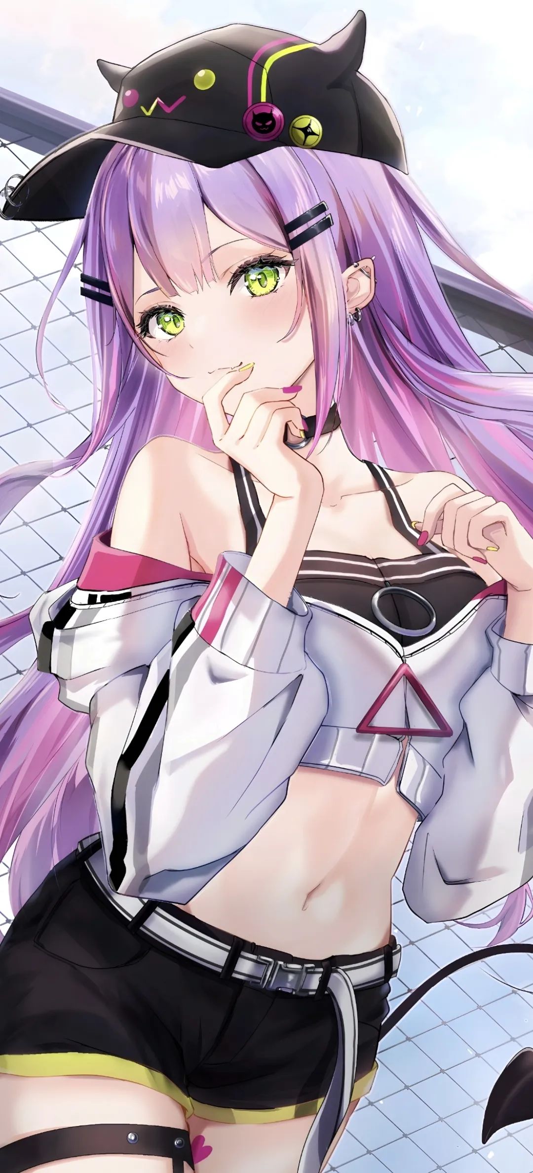 动漫壁纸 | 暮色漫过阳台时，影子与晾衣绳上的衬衫，跳起笨拙的圆舞曲