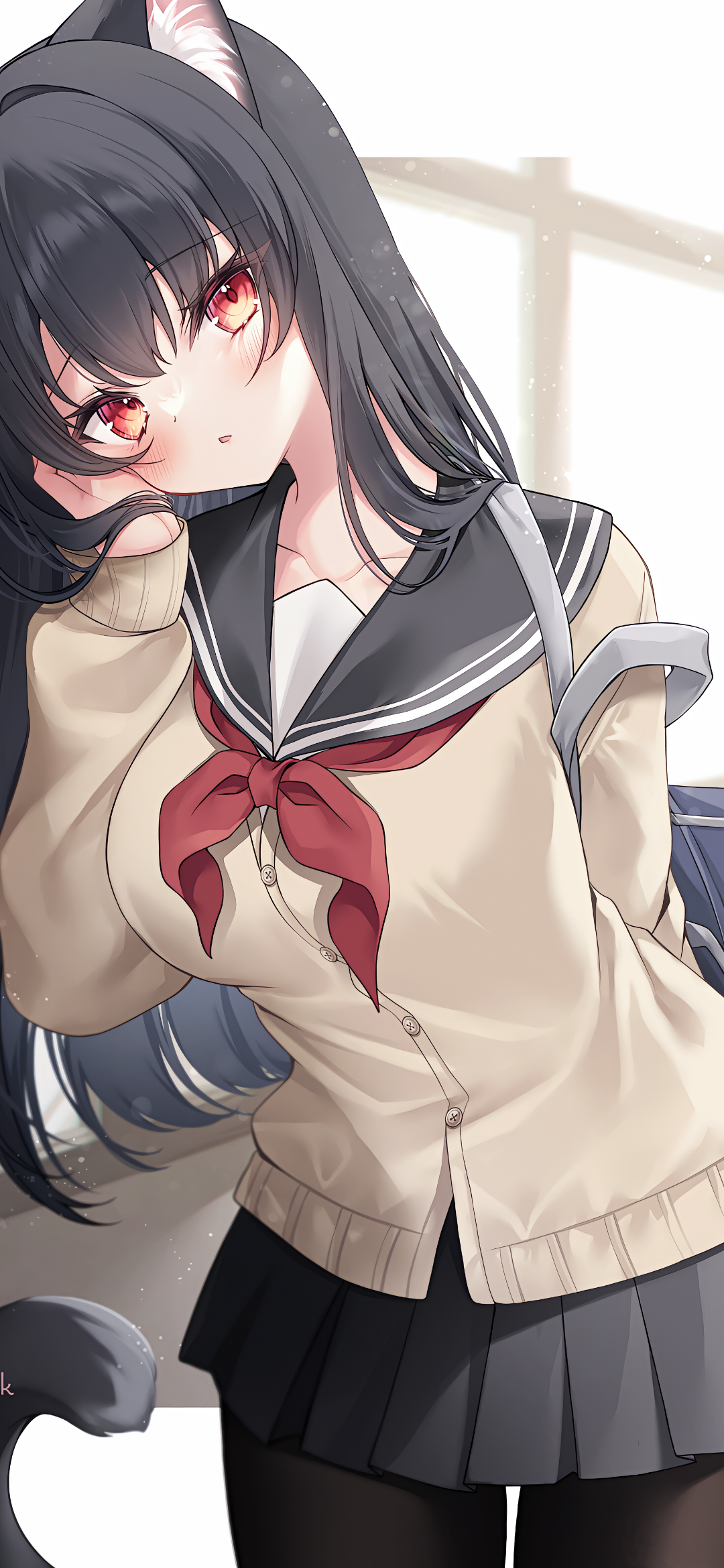 动漫壁纸 | 月光踮脚走过水面，带走你沉甸甸的叹息