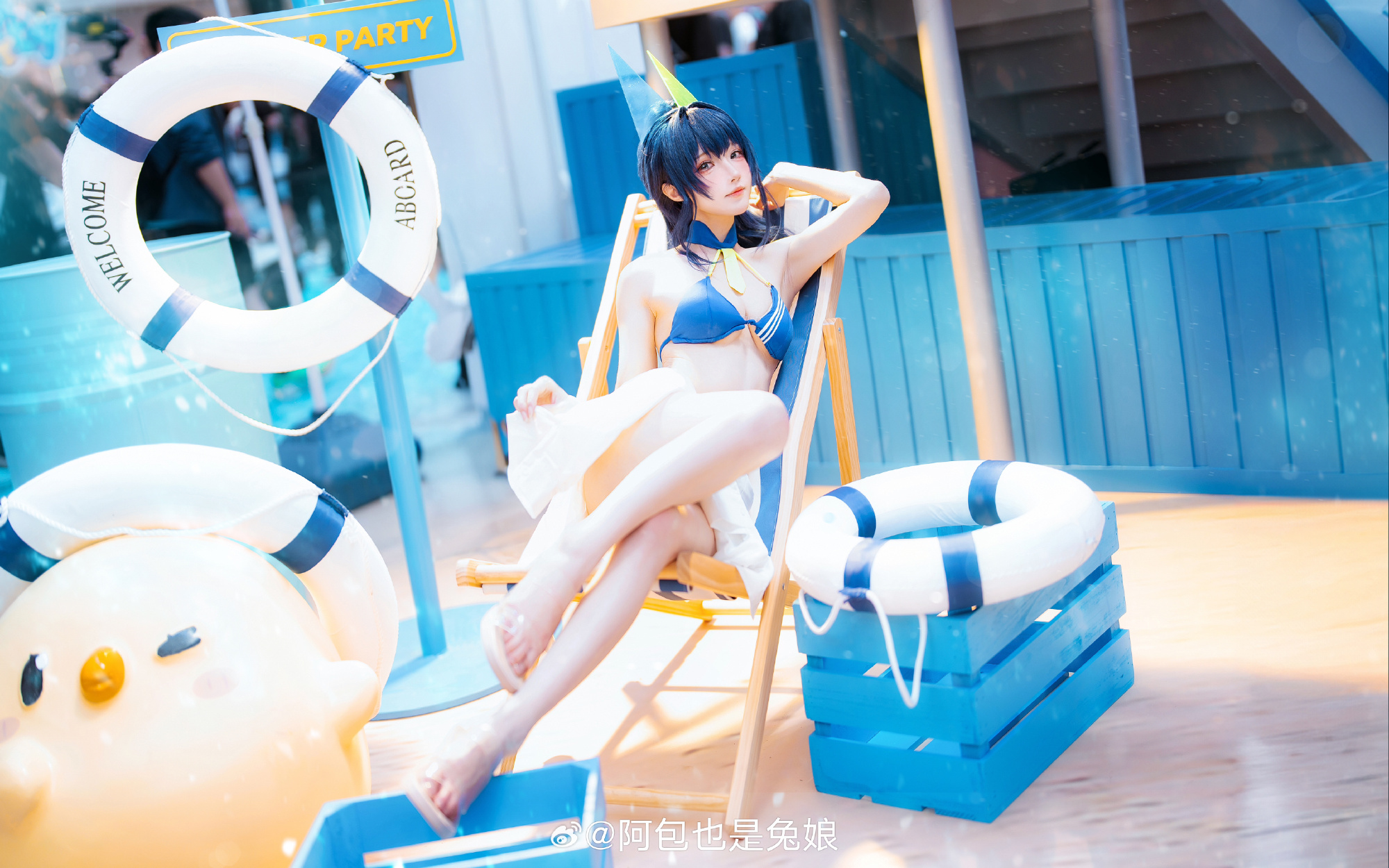 碧蓝航线COSPLAY  大惊喜！第二次出咱们花园啦