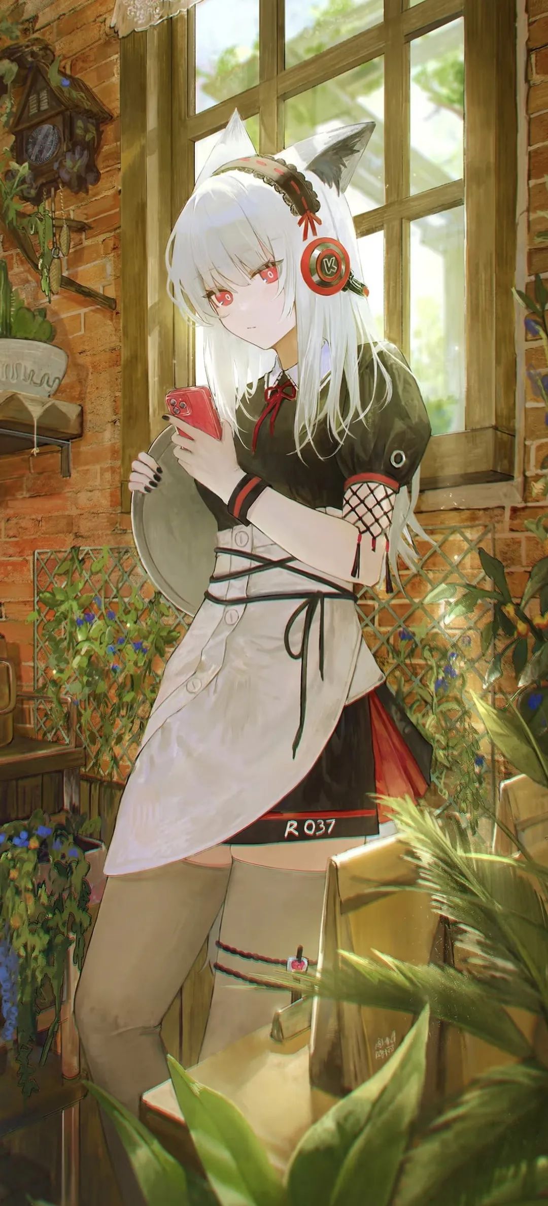 动漫壁纸 | 乌云被风揉碎，散成天边淡紫色的絮