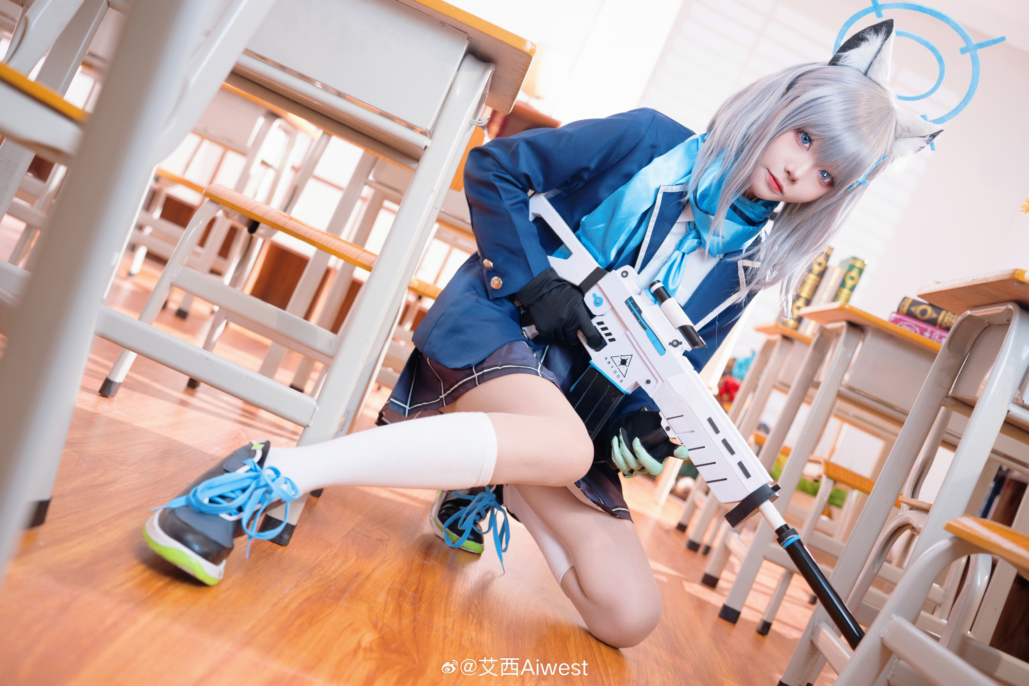 Cosplay｜蔚蓝档案 砂狼白子@艾西Aiwest