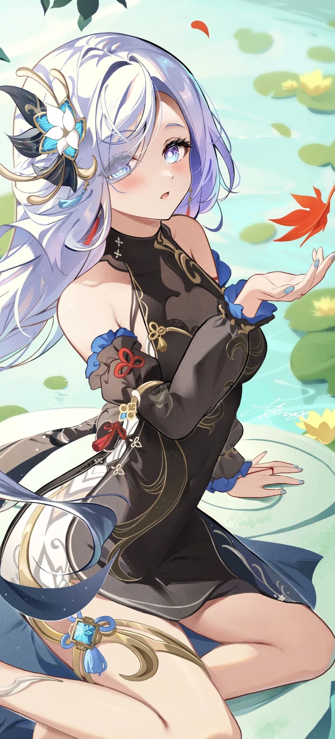 动漫壁纸 | 云絮蘸了暮色