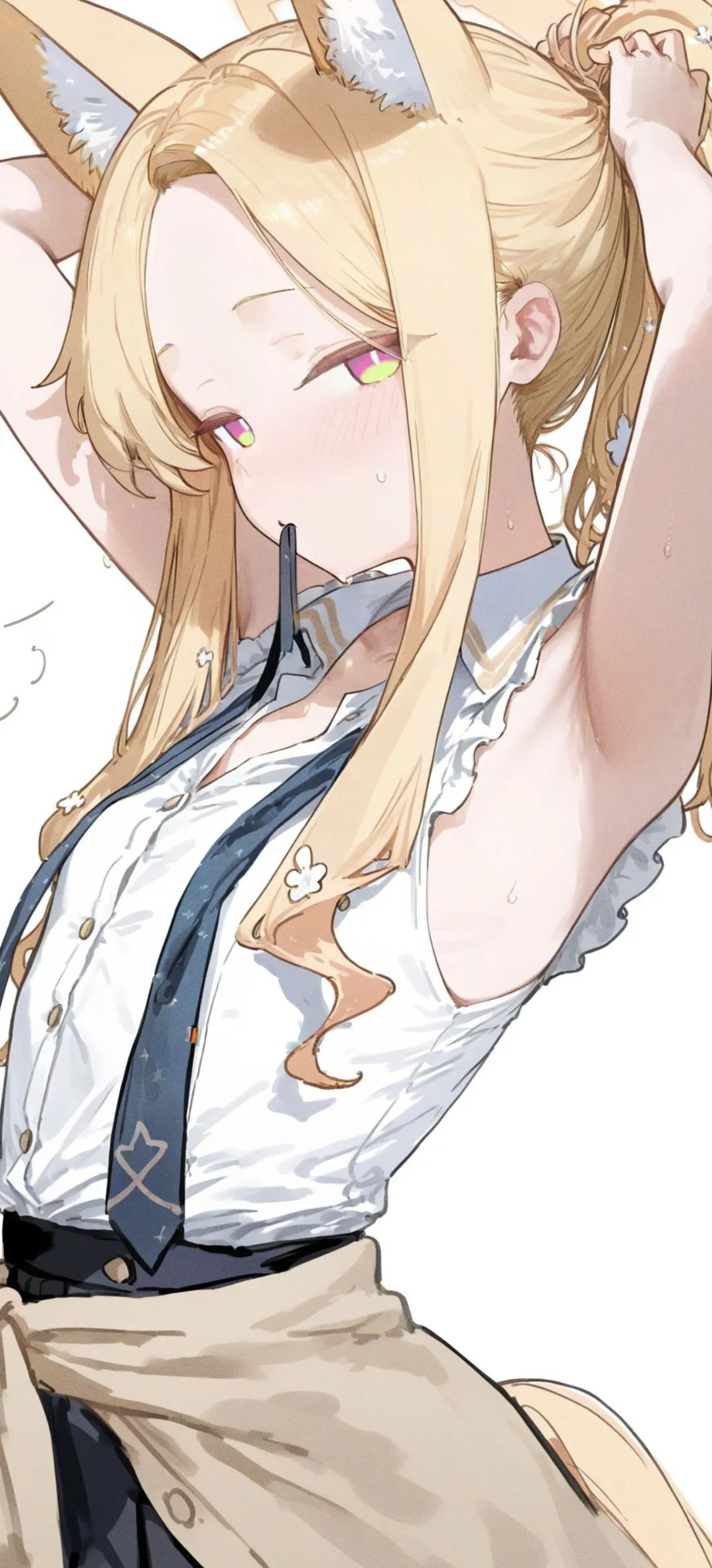 动漫壁纸 | 落花眠去，风拾起它的梦