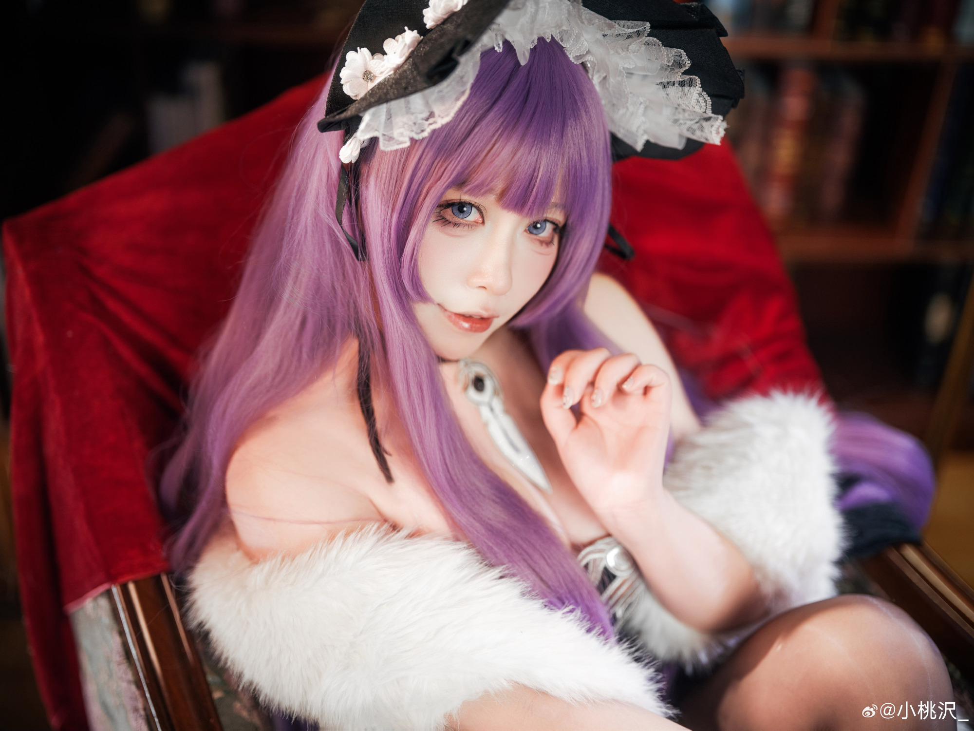 Cosplay｜塔什干·独属于你的邀约💜 碧蓝航线@小桃沢