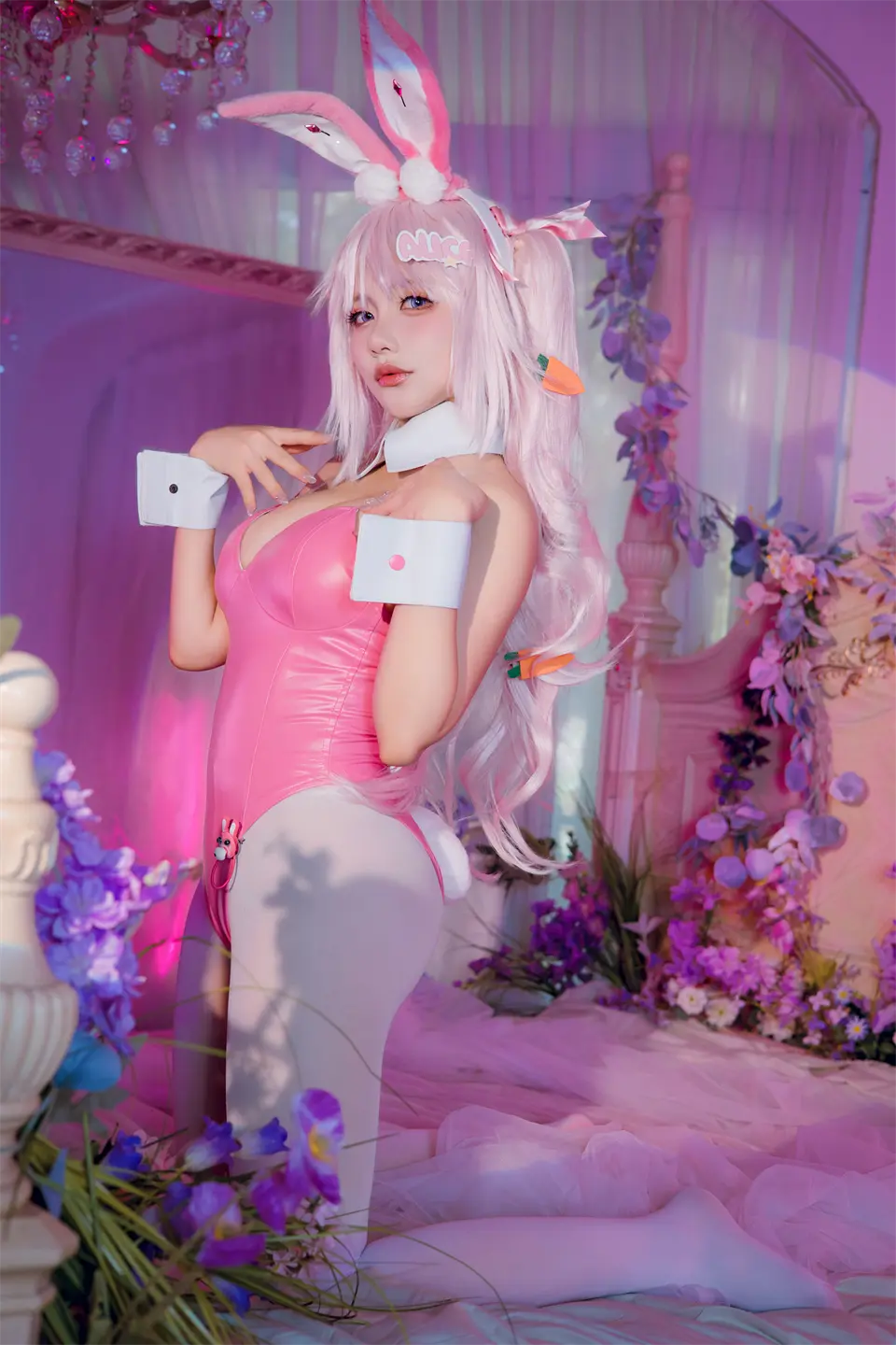 Cosplay｜ Nikke爱丽丝 兔女郎@是一只熊仔