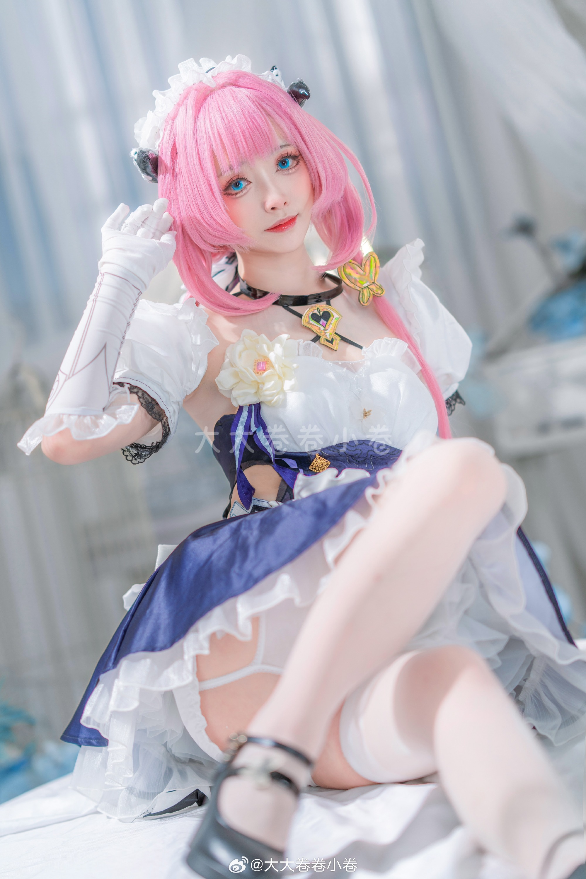Cosplay | 嗨想我了嘛！宇宙第一美少女爱莉希雅来了哦❤️～