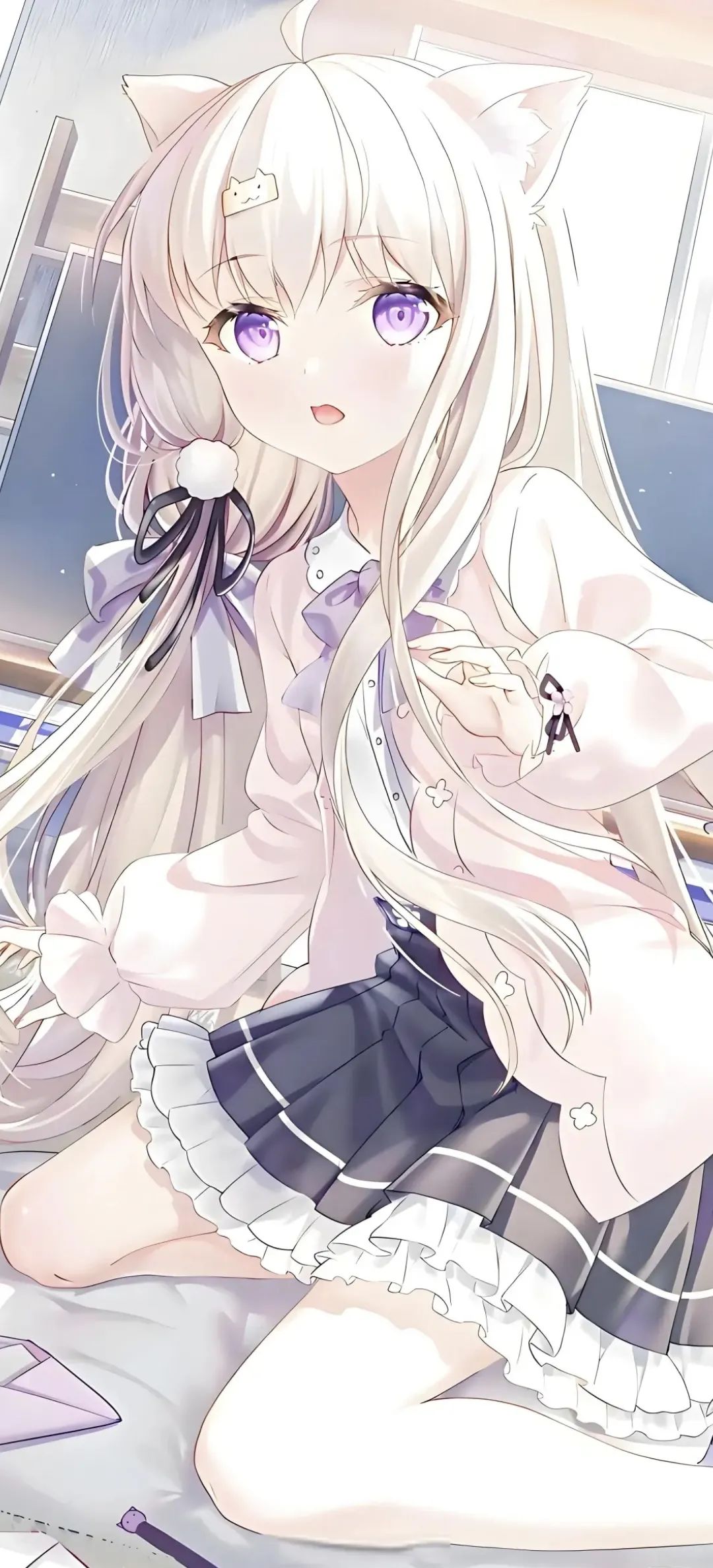 动漫壁纸 | 暴雨洗过的天空，蓝得像刚剥开的薄荷糖