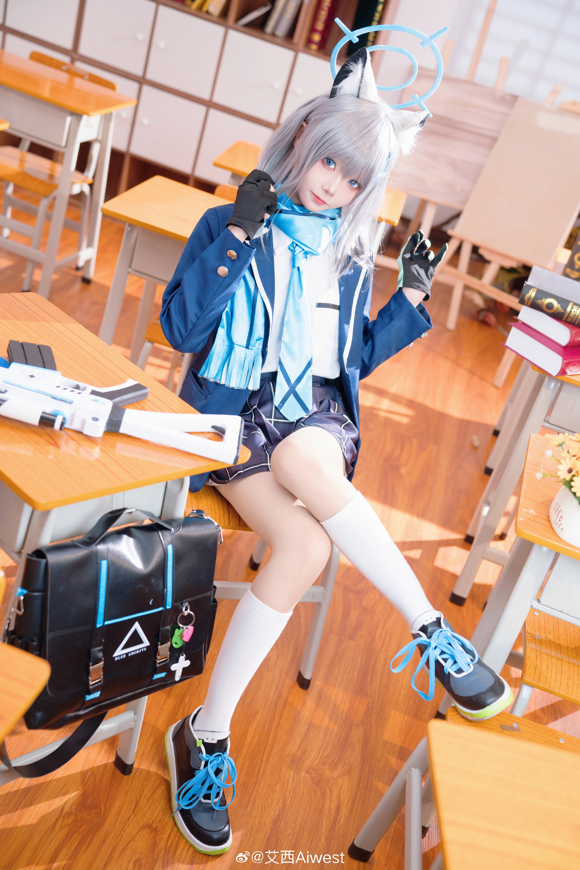 Cosplay｜蔚蓝档案 砂狼白子@艾西Aiwest