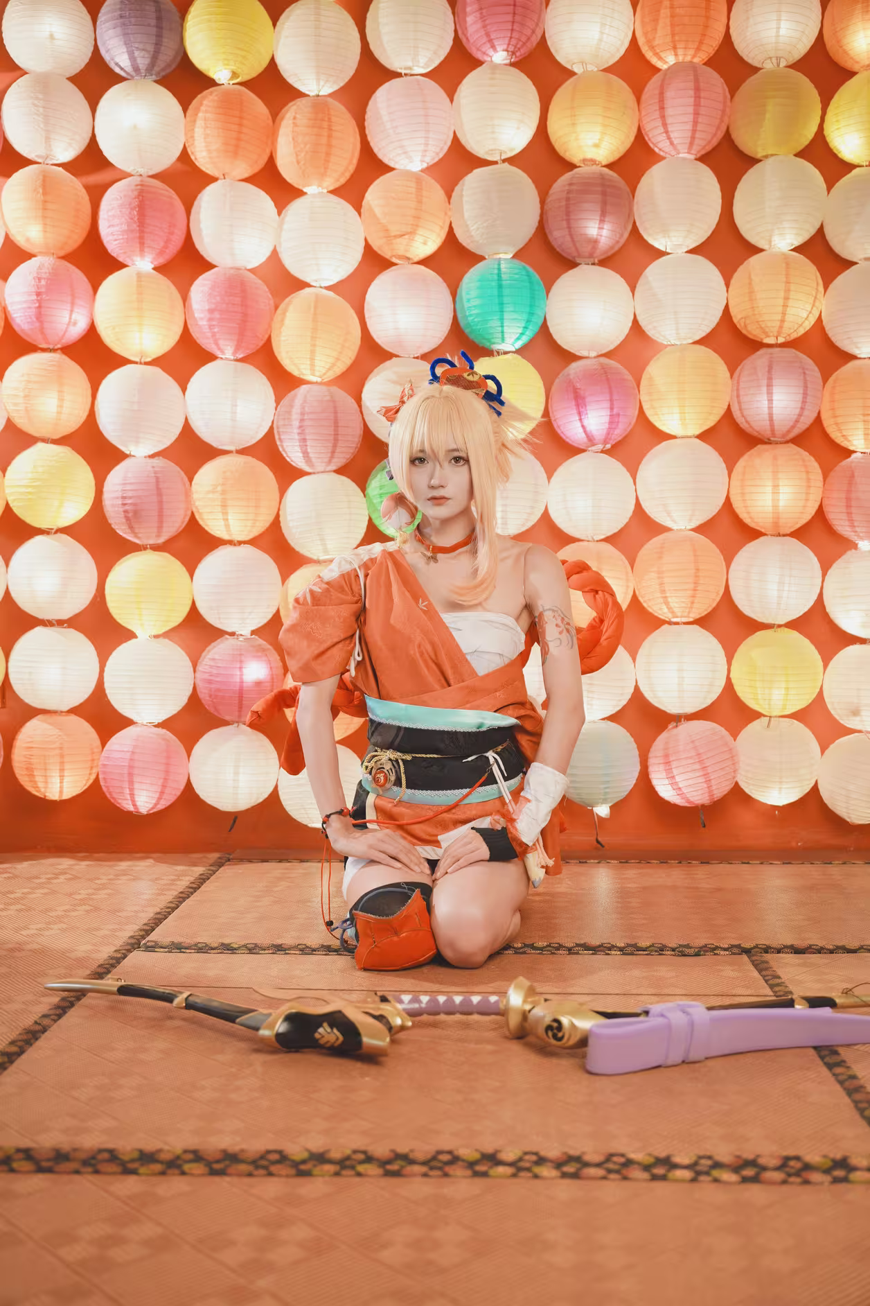 兔子演绎“我就说我就是宵宫”动漫风中热情绚烂