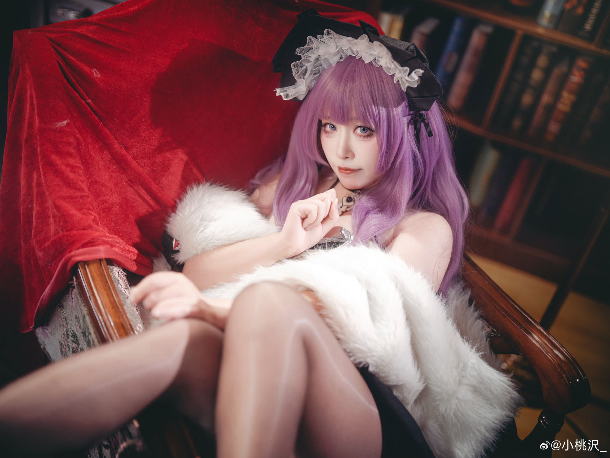 Cosplay｜塔什干·独属于你的邀约💜 碧蓝航线@小桃沢
