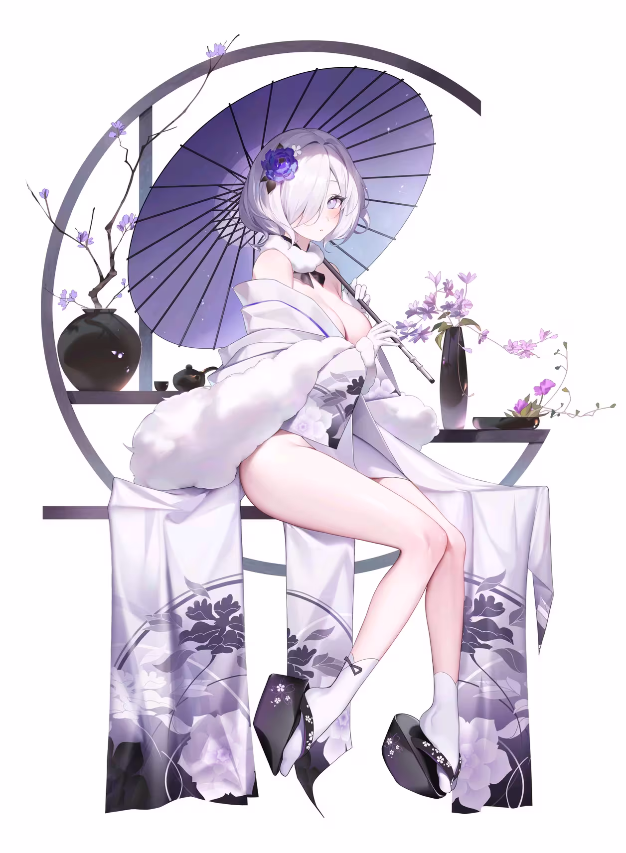 优雅和风 – 日式油纸伞插画特辑