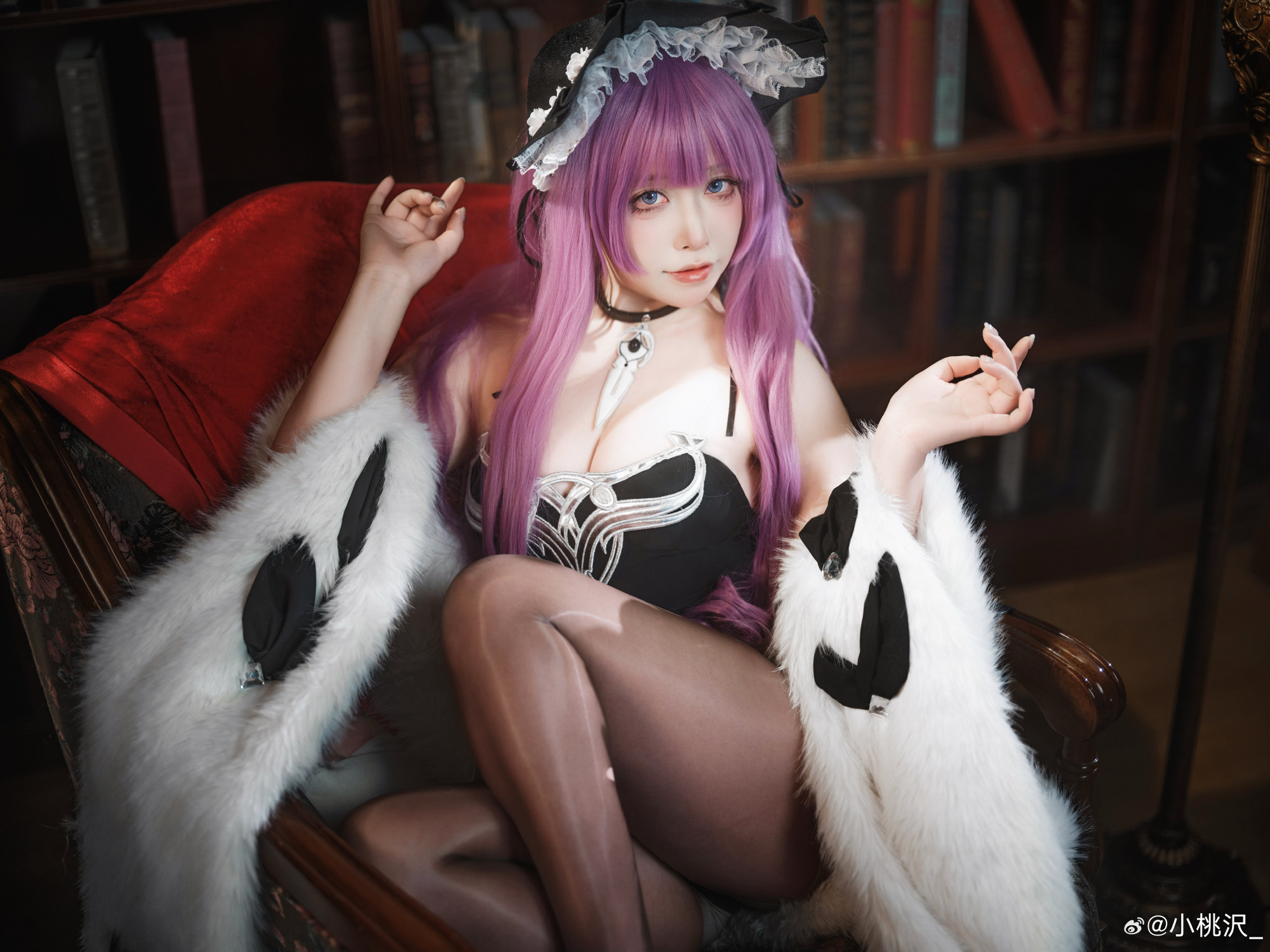 Cosplay｜塔什干·独属于你的邀约💜 碧蓝航线@小桃沢