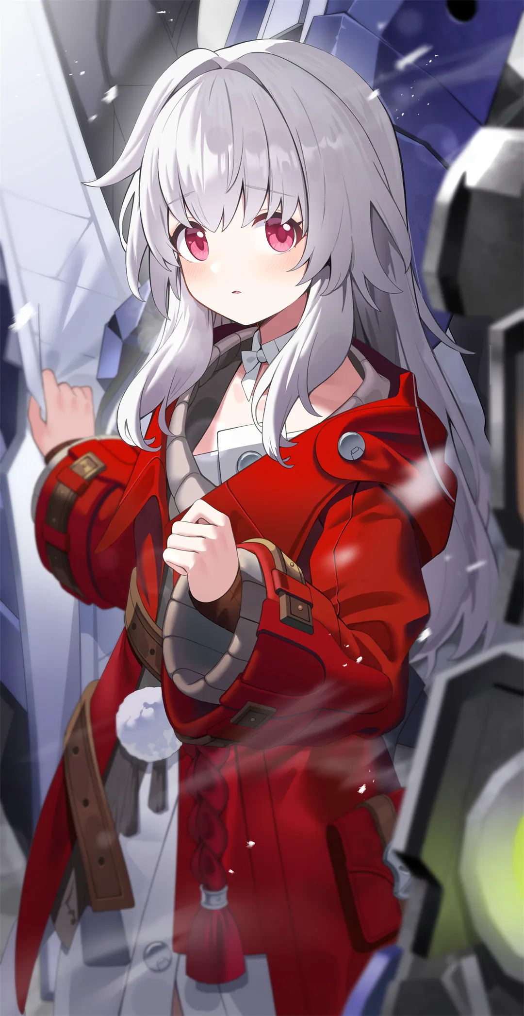 你透过车窗在看风景，山川湖泊和我都在看你