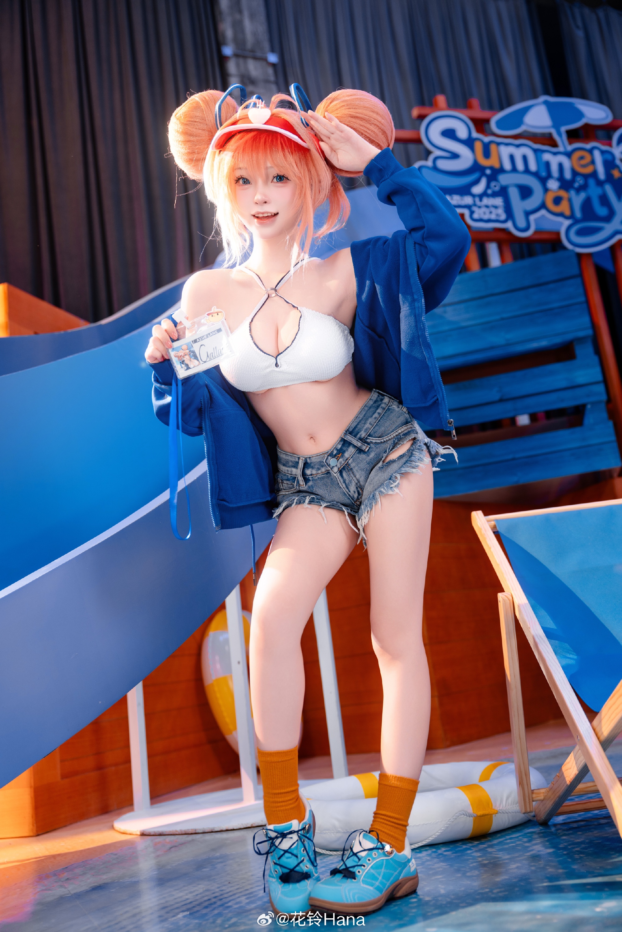 Cosplay｜指挥官，能看到我吗？ 碧蓝航线 勇气@花铃Hana