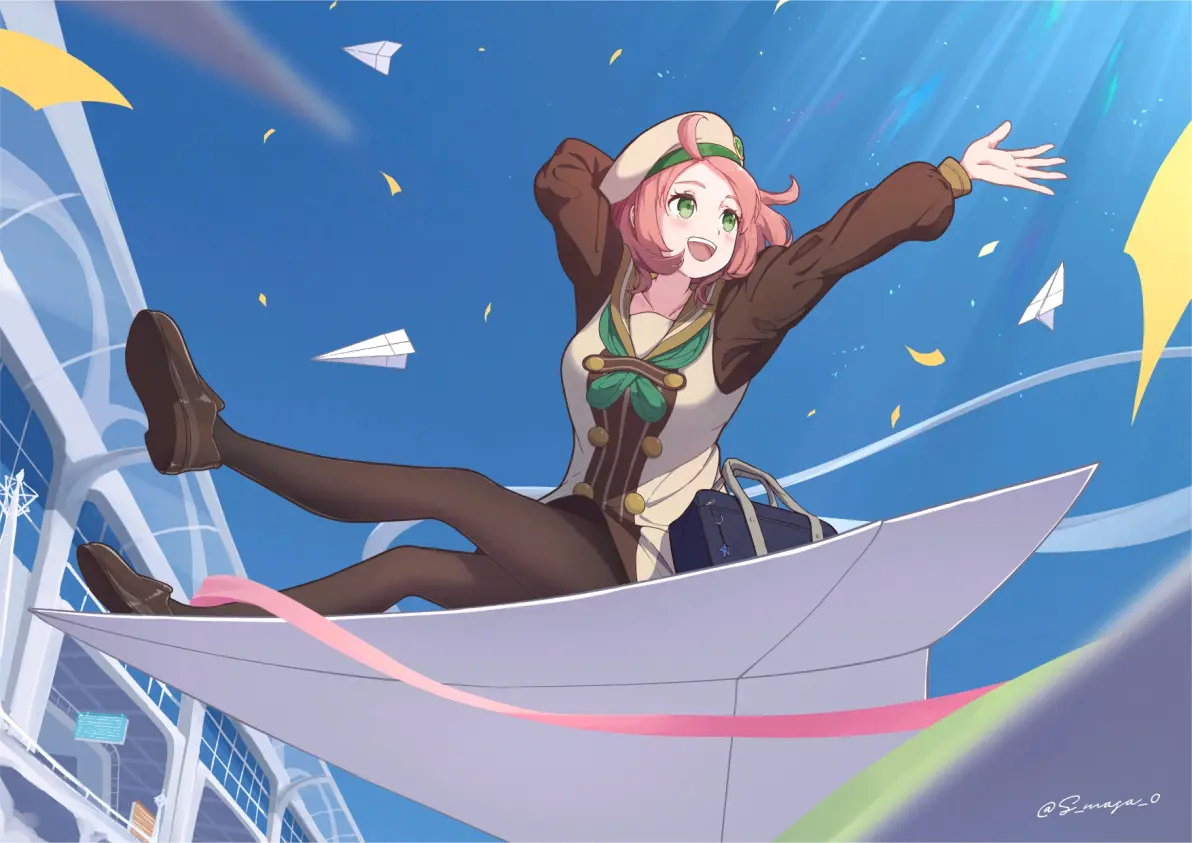 随风飞舞/纸飞机插画特辑