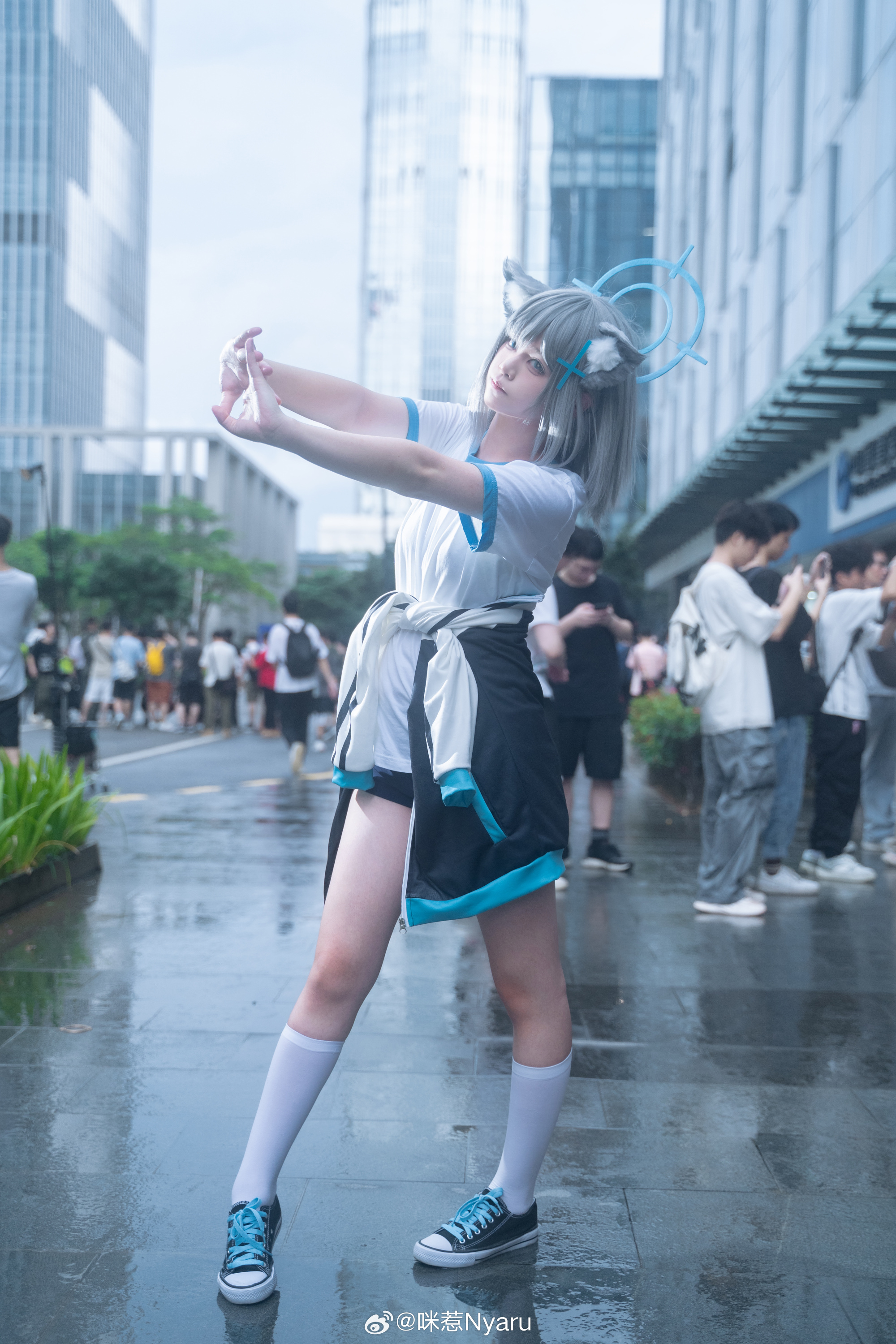 Cosplay｜蔚蓝档案 砂狼白子@咪惹Nyaru
