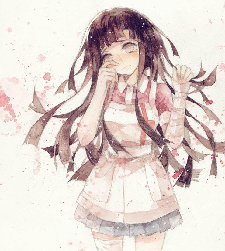 《超级弹丸论破2：再见绝望学园》罪木蜜柑P站壁纸，配音茅野爱衣