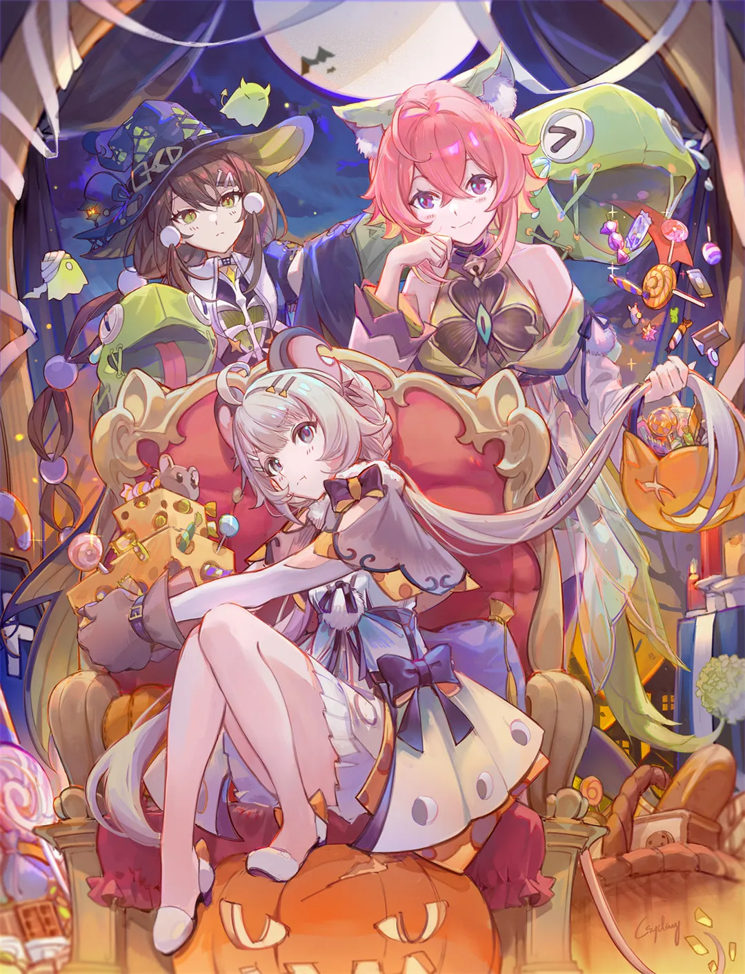 动漫美图 | 听喜欢的歌，吹傍晚的风，看太阳缓缓落下