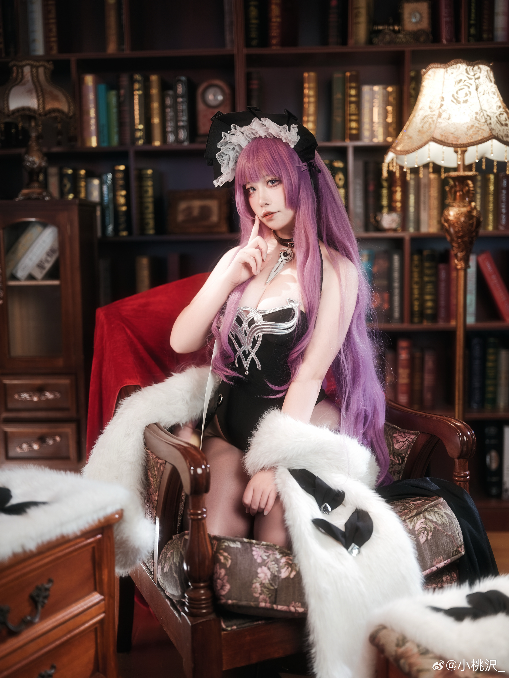 Cosplay｜塔什干·独属于你的邀约💜 碧蓝航线@小桃沢