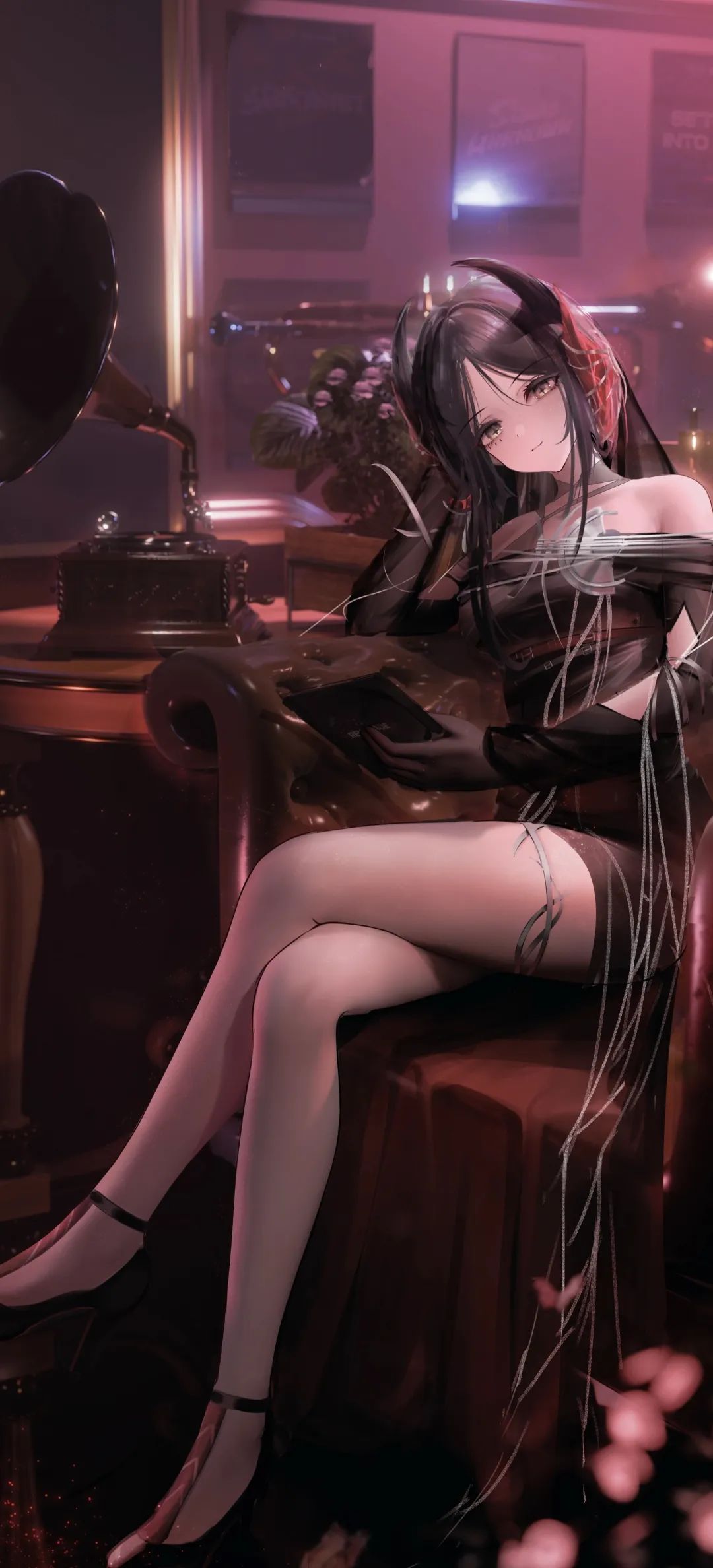 动漫壁纸 | 踏着馥郁的花香前行，青春的谜底在葳蕤时光中渐次舒展